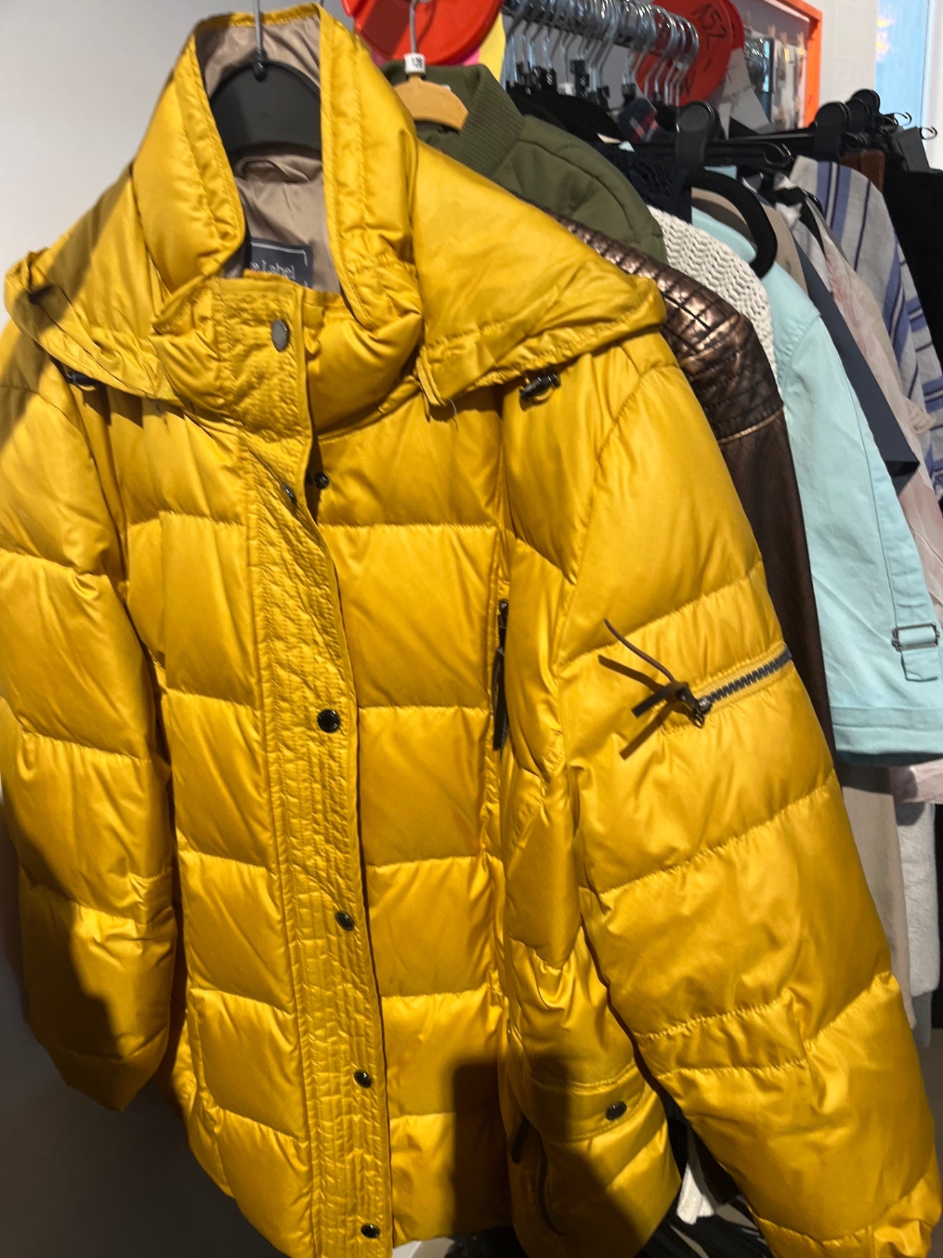 Fleck!White Label Daunenjacke Gelb XL