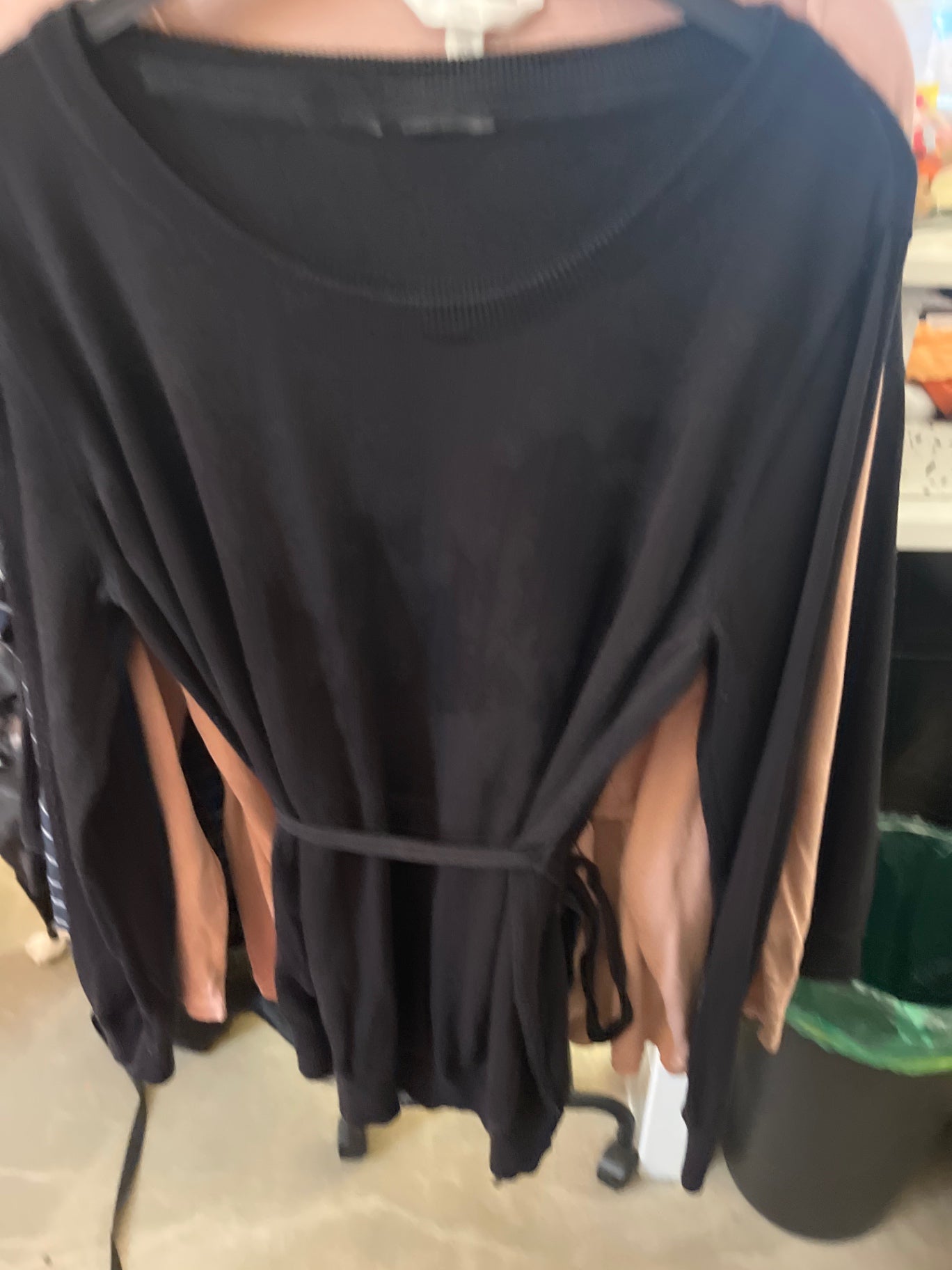 Umstandsshirt Schwarz Gr.: XL