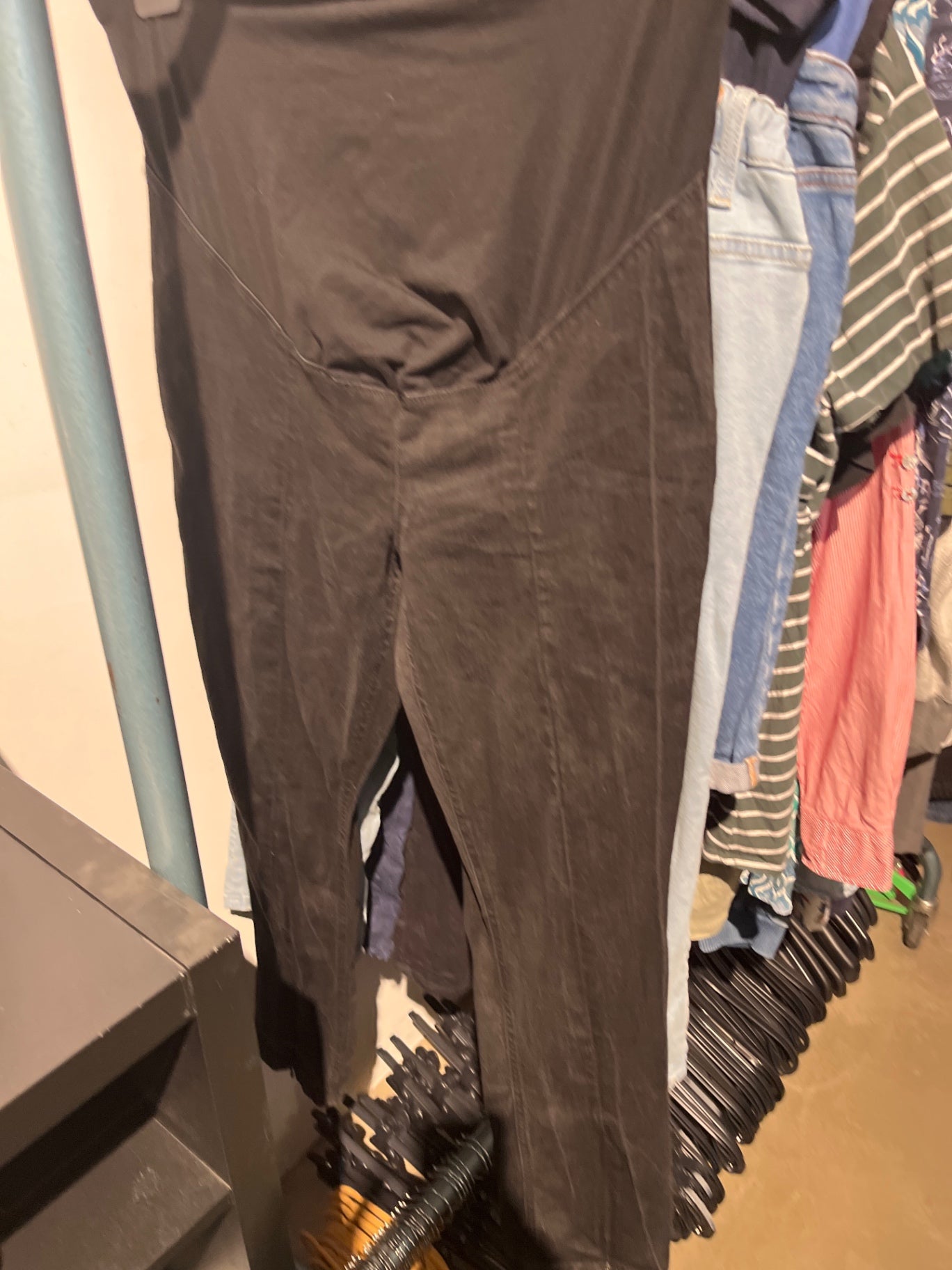H&M Umstandsjeans Schwarz Gr.: XL