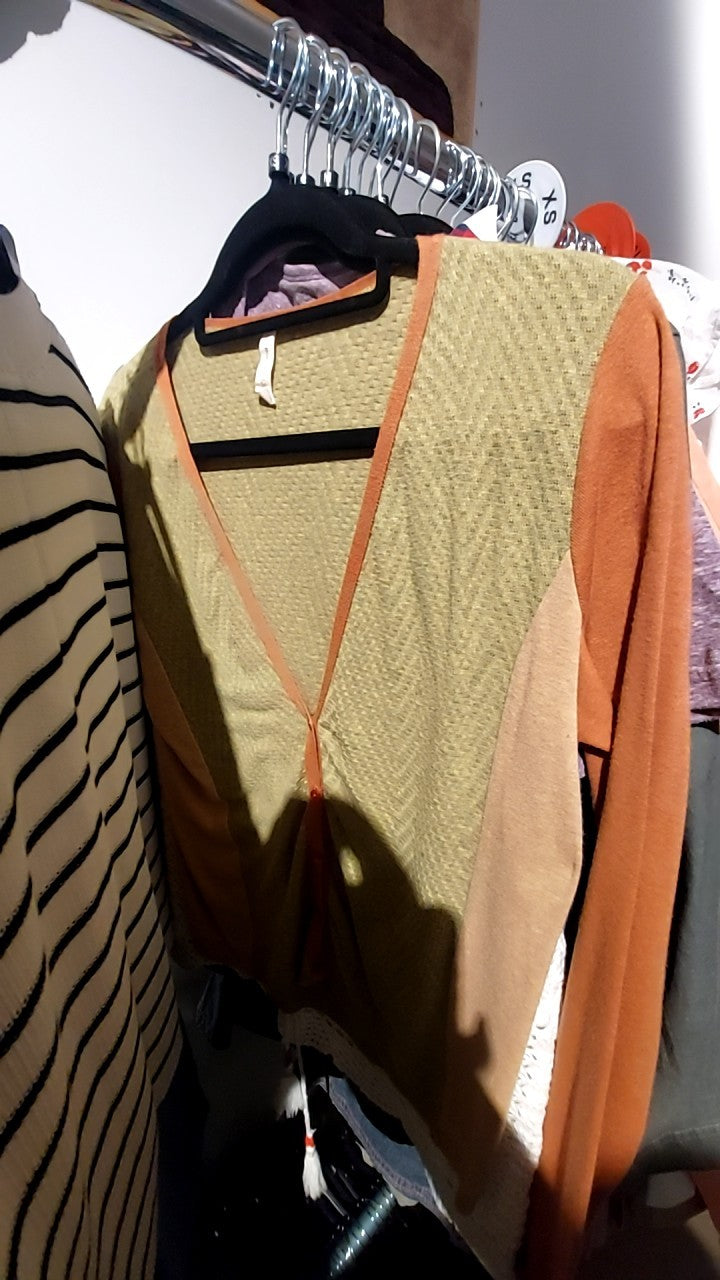 Yargici Strickjacke Braun/Grün Gr.: XS