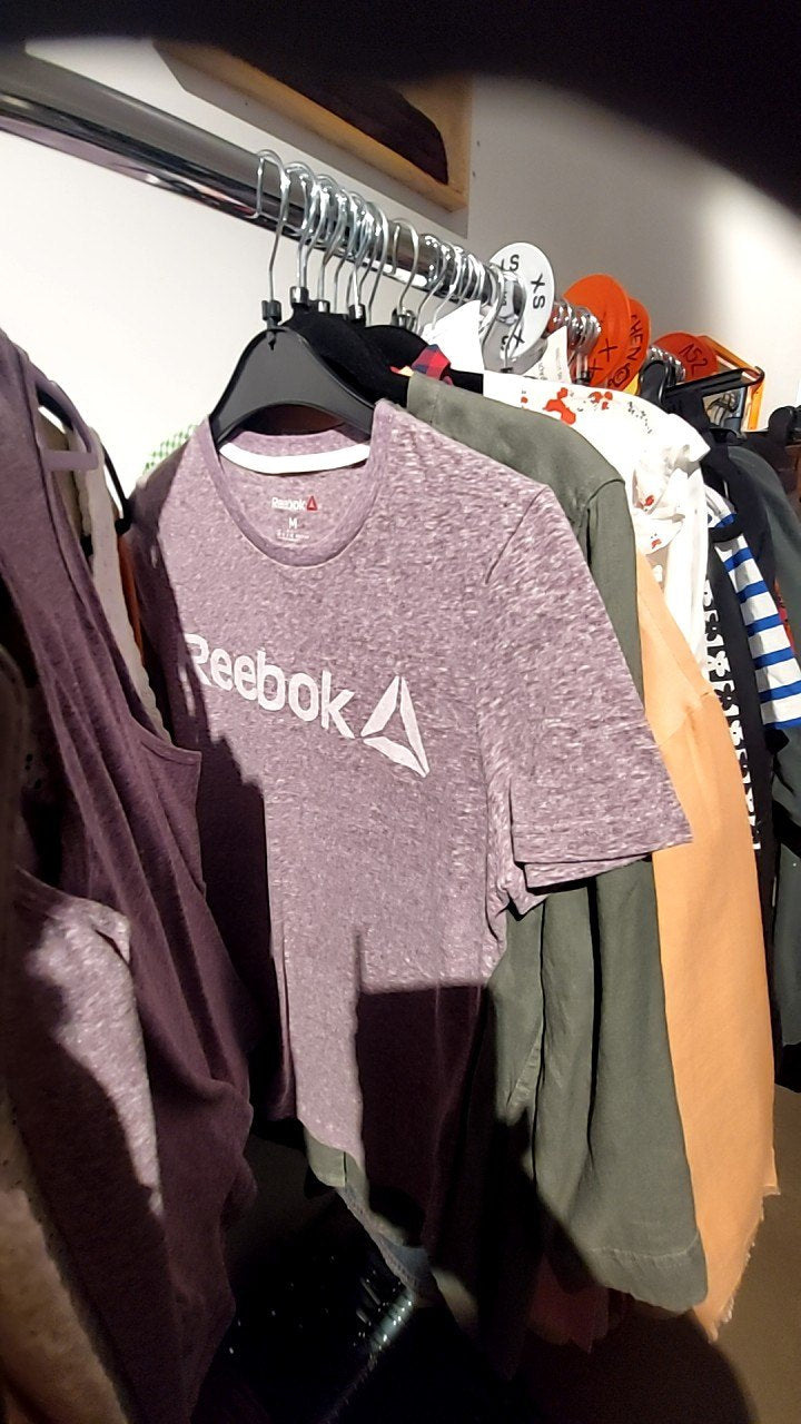 Reebok T-Shirt Lila Gr.: M