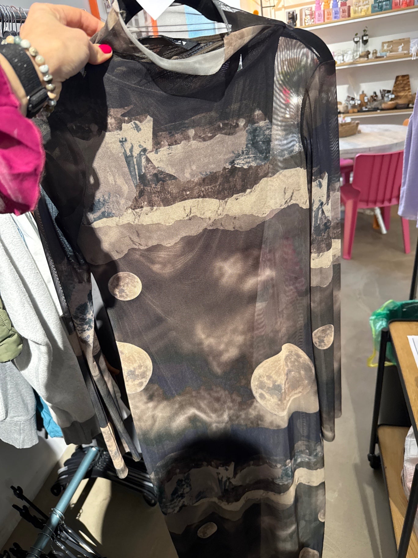 Zara Kleid Mondlandschaft Gr.: XS