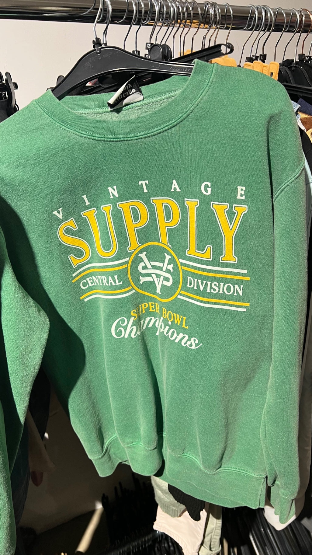 Vintage Supply Sweatshirt Grün Gr.: S