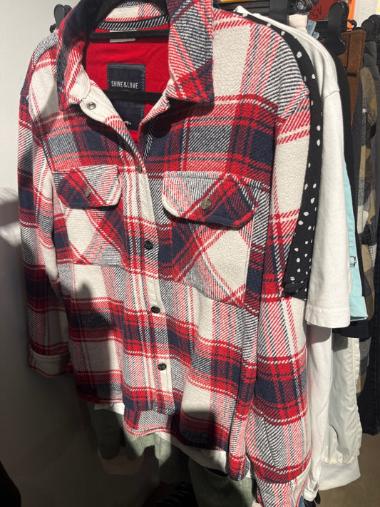 Street one Hemd Rot kariert Gr.: M