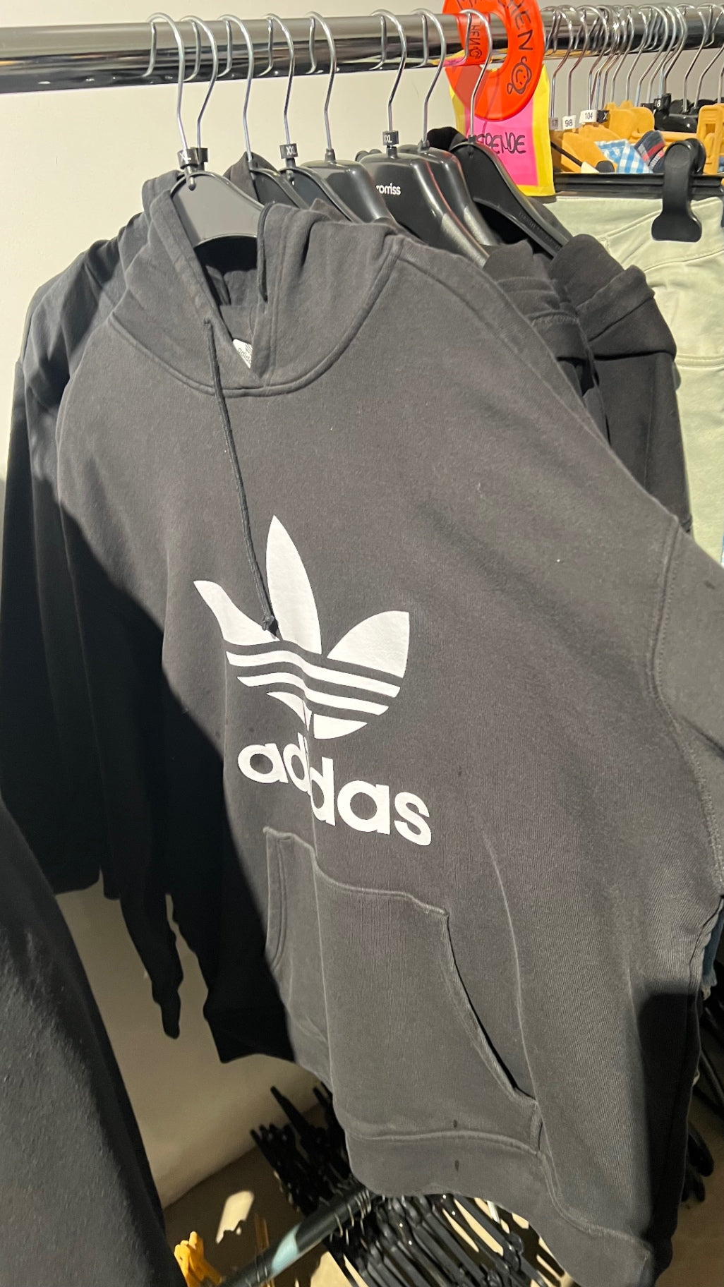 adidas Hoodie Schwarz Gr.: XXL