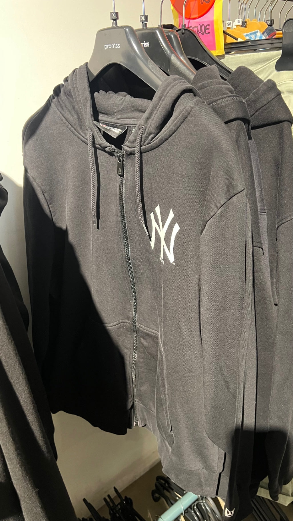 NY Hoodie Schwarz Gr.: XL