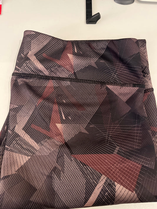 Umstandsleggings Schwarz Muster XXL