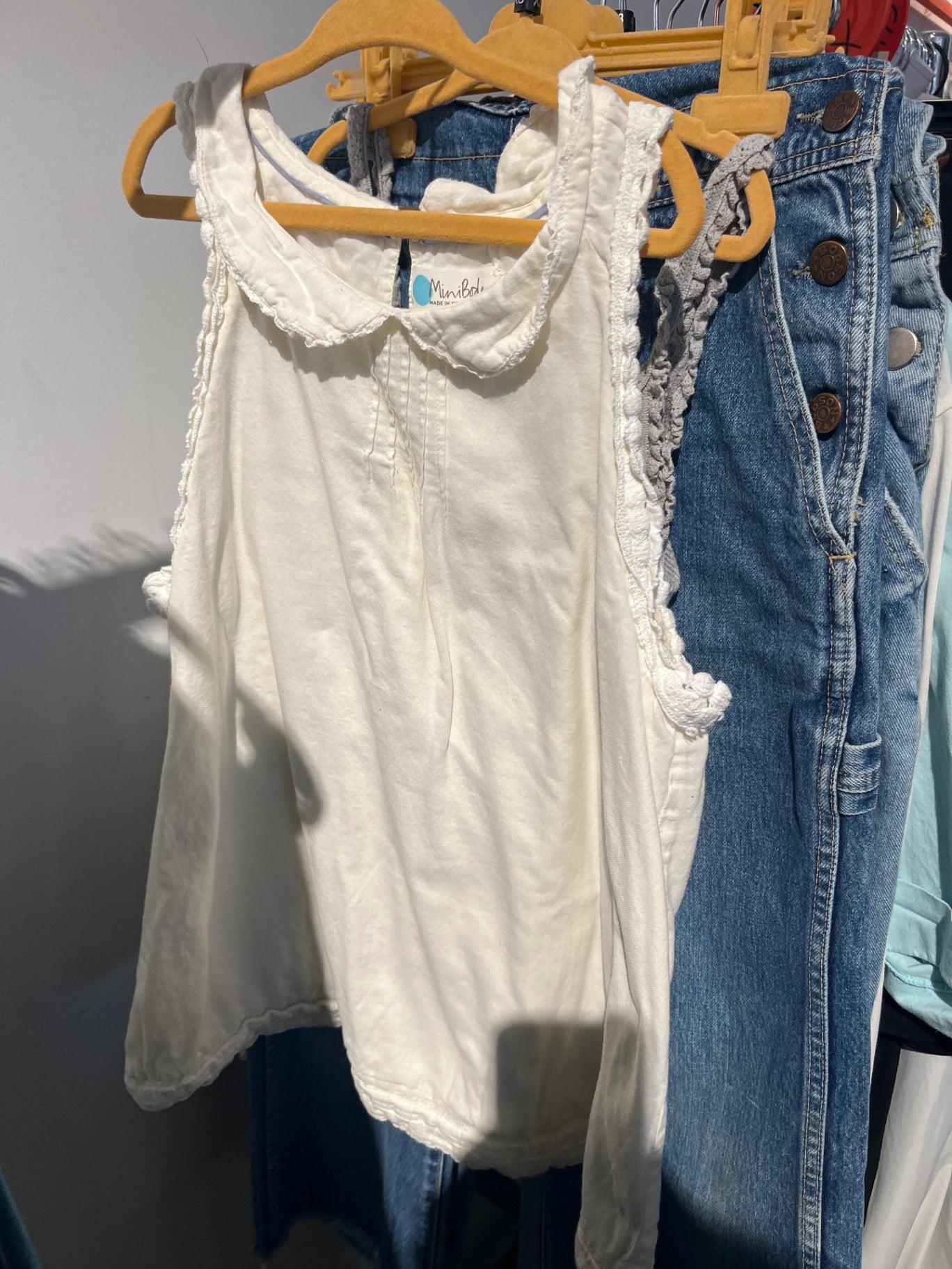 MiniBoden Top Weiß Gr.: 164