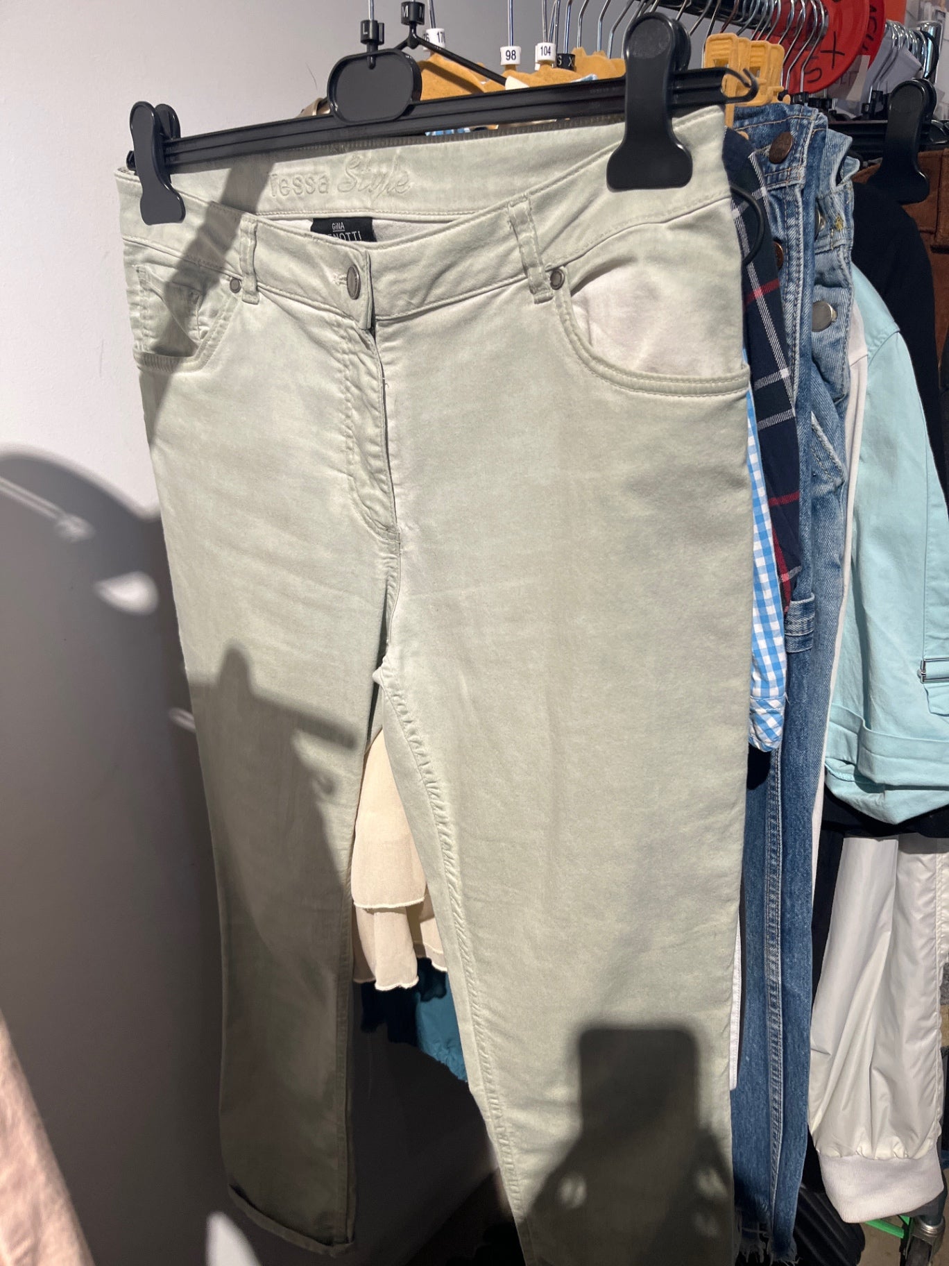Gina Benotti Jeans Hellgrün Gr.: L