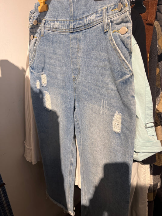 B-WARE Latzhose Hellblau Gr.: S