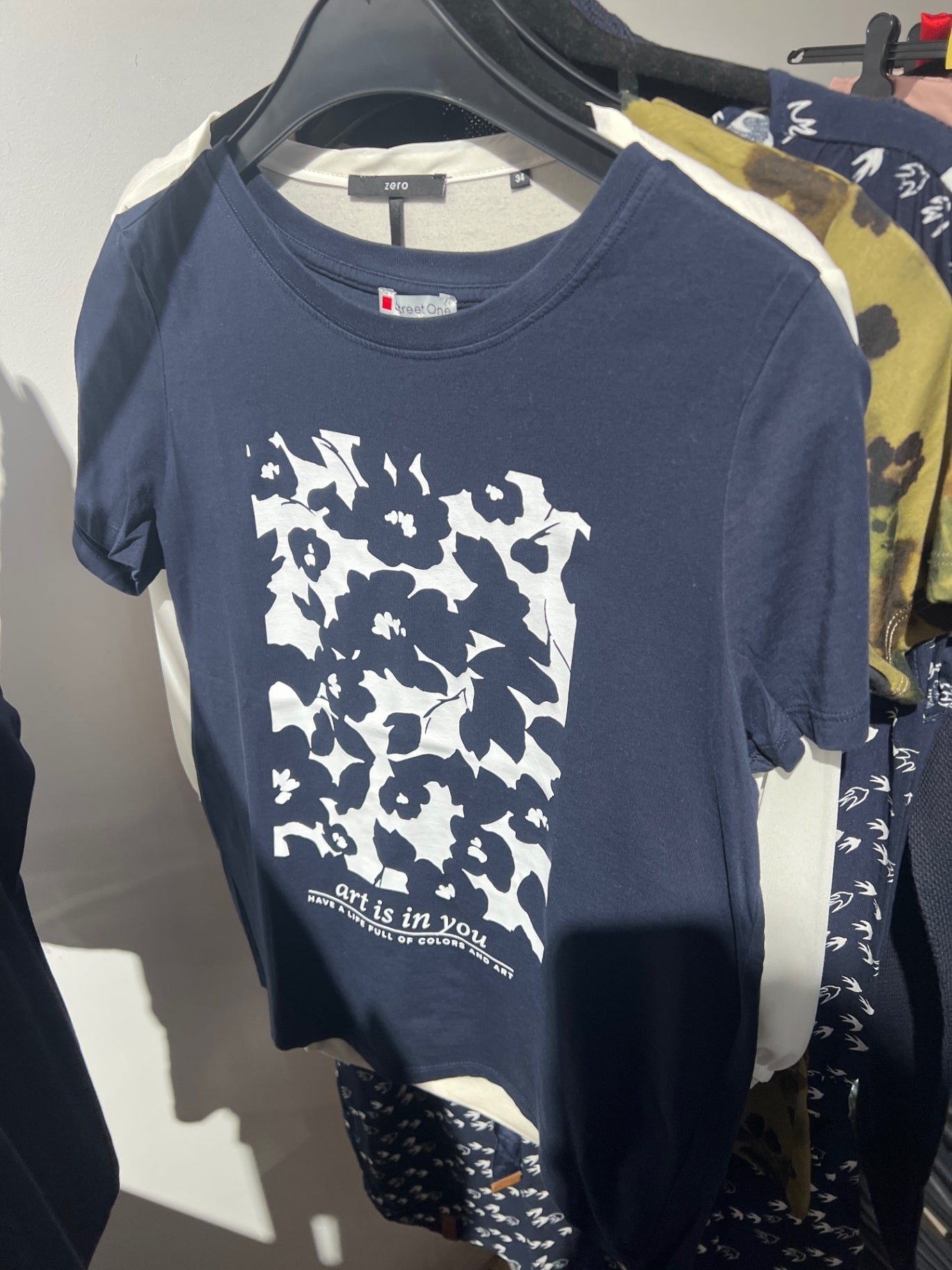 Street One T-Shirt Dunkelblau Gr.: S