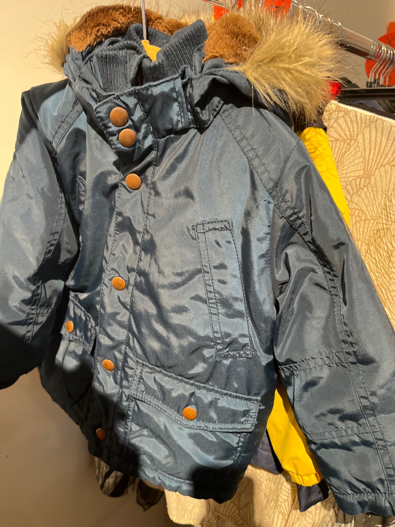 H&M Winterjacke Blau Gr.: 98