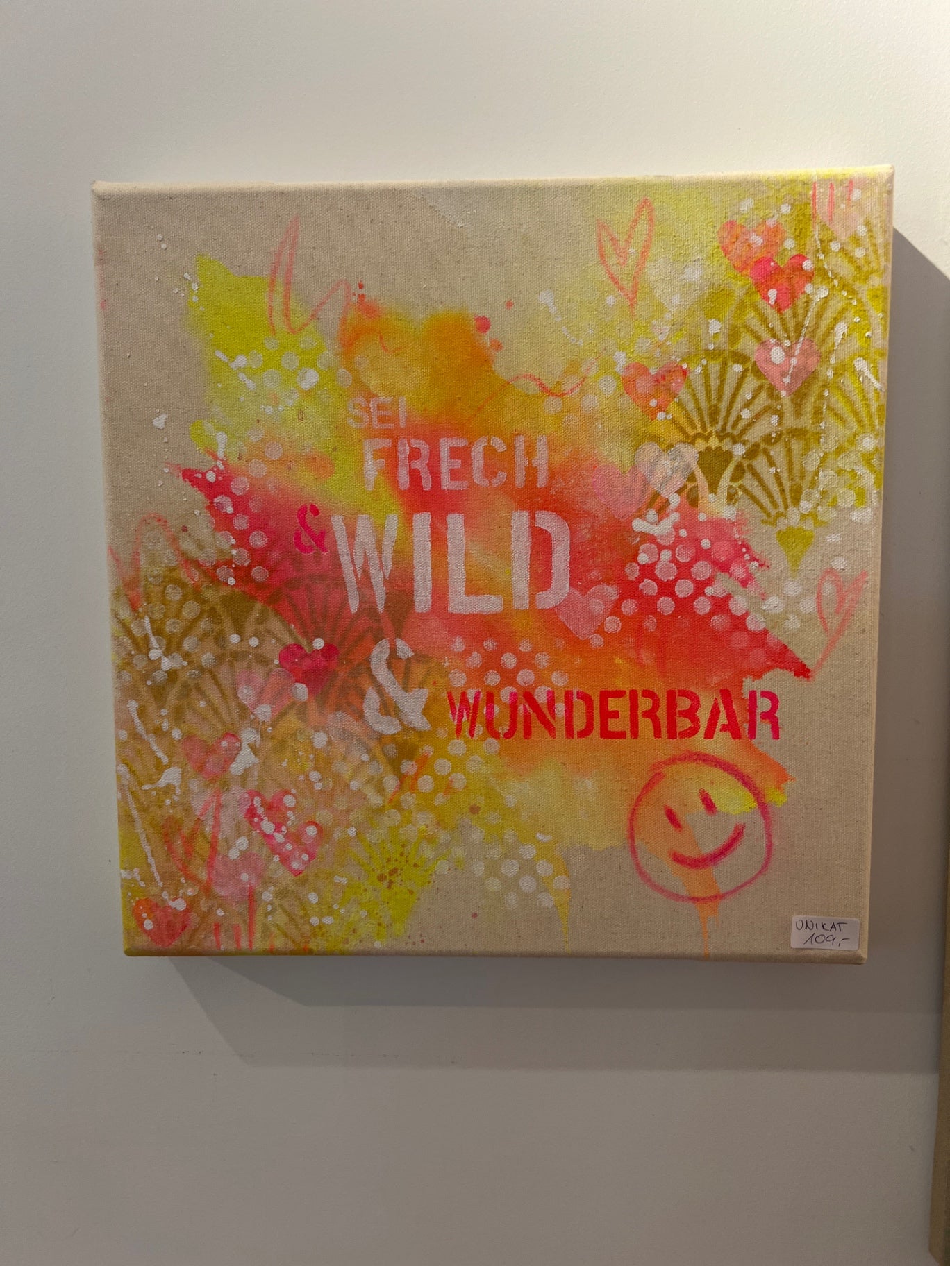 HELLY POP UP Bild 40x40 Frech Wild Wunderbar Gr.: