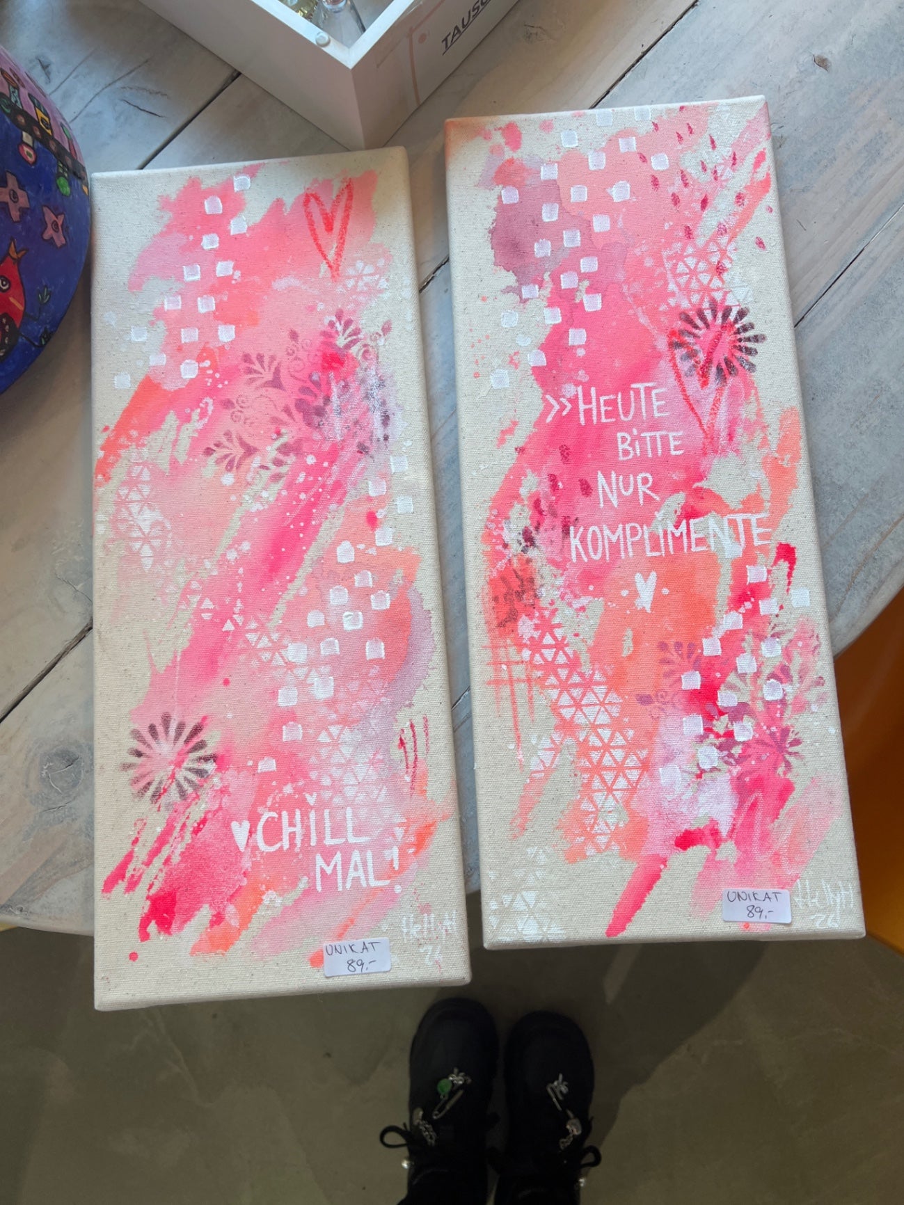 HELLY POP UP Bild 20x50 Schmal Pink
