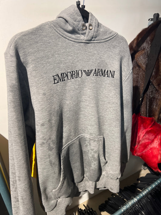 B-WARE Emporio Armani Hoodie Grau Gr.: M