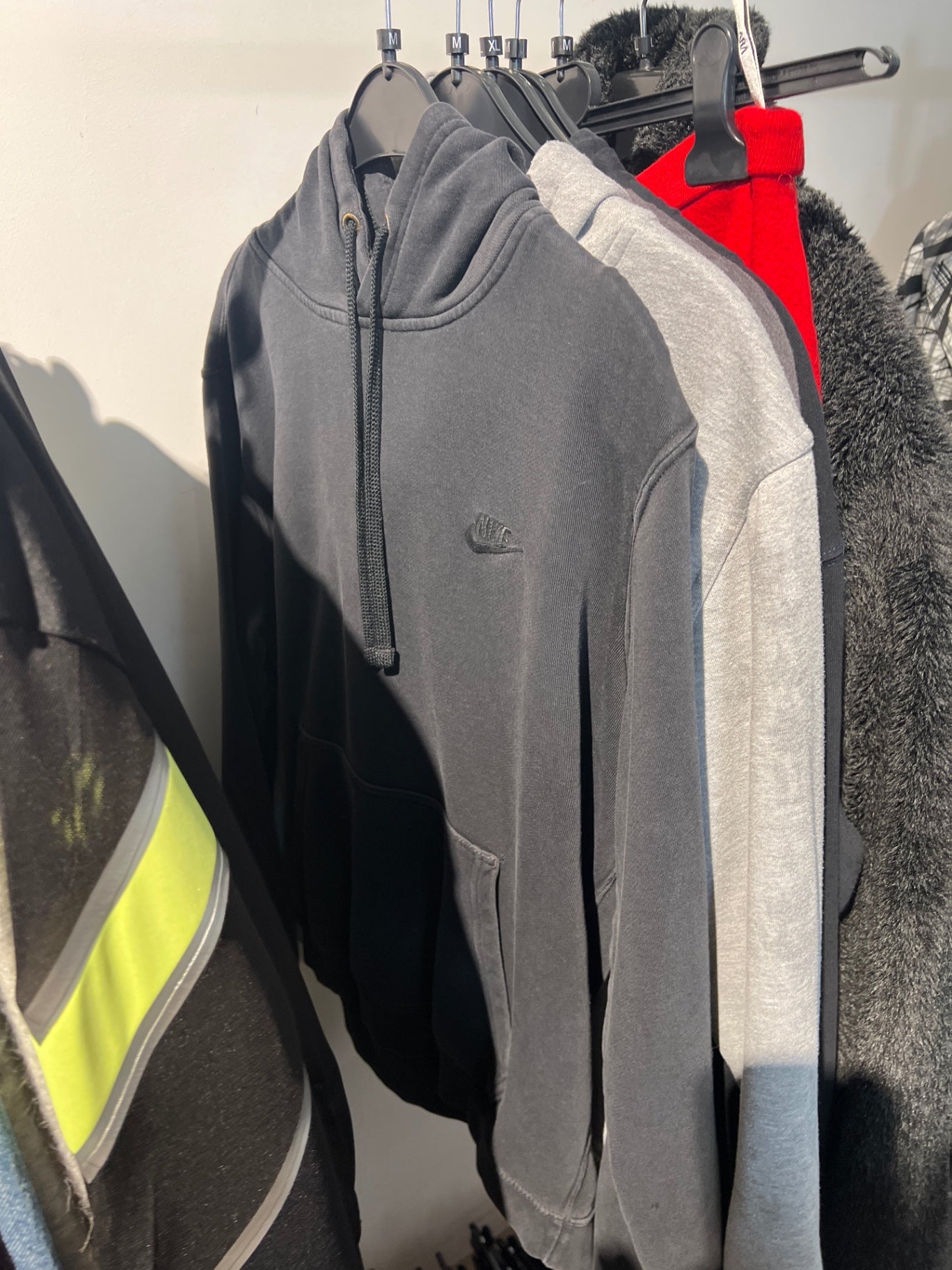 B-WARE Nike Hoodie Grau Gr.: M