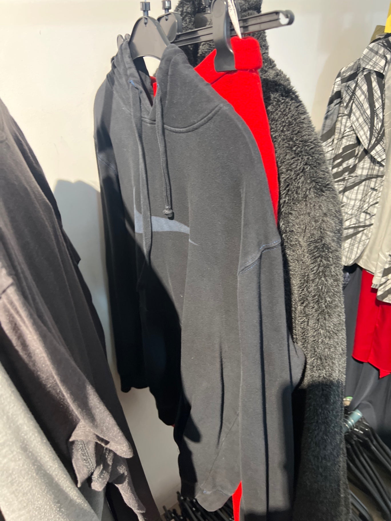 Nike Hoodie Schwarz Gr.: M
