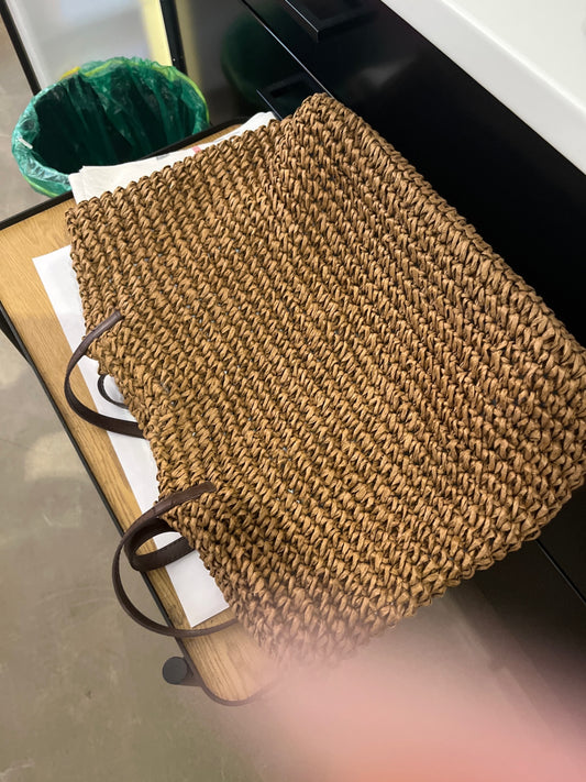 Tasche Braun Rattan 
