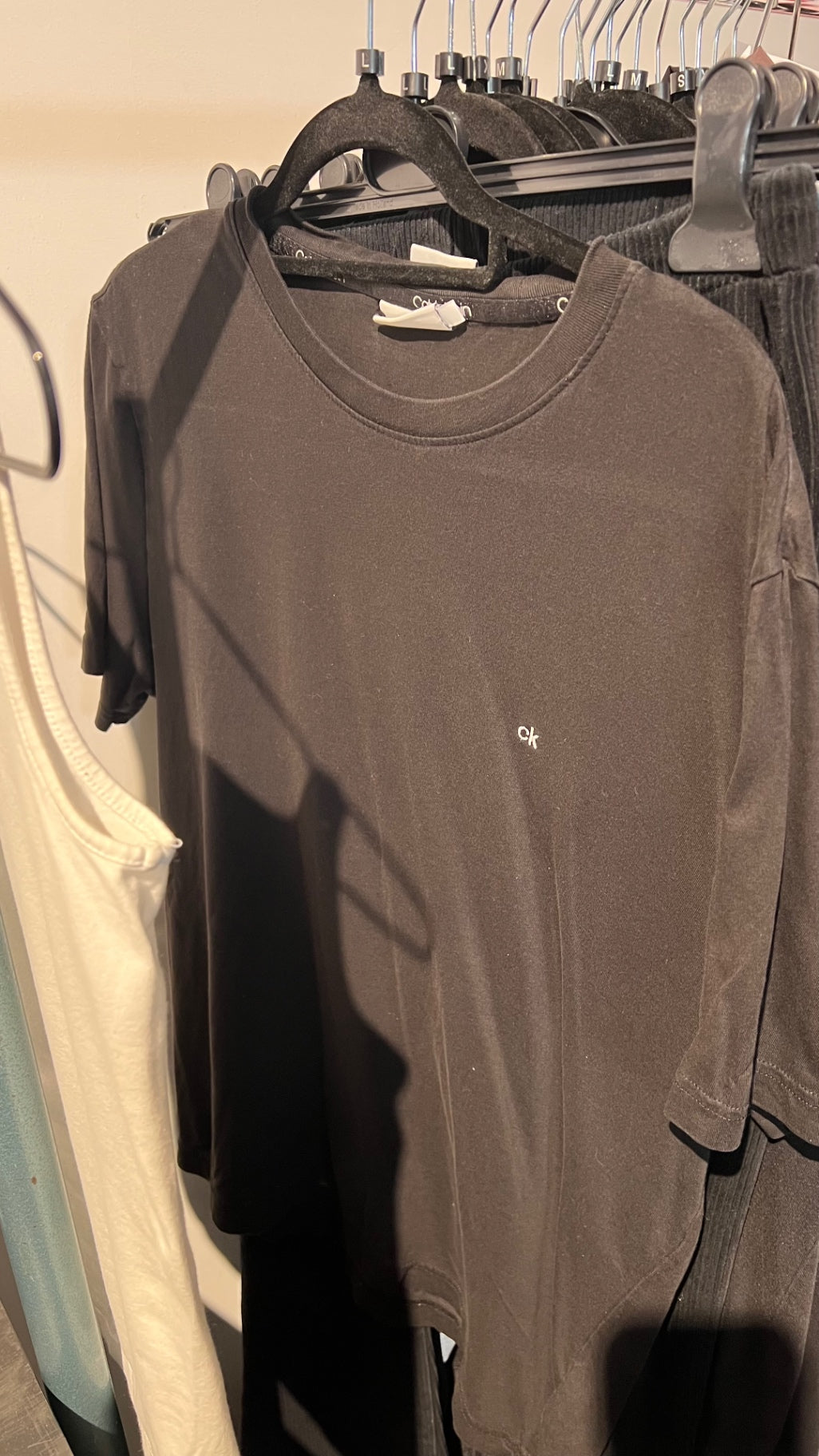 Calvin Klein T-Shirt Schwarz Gr.: L