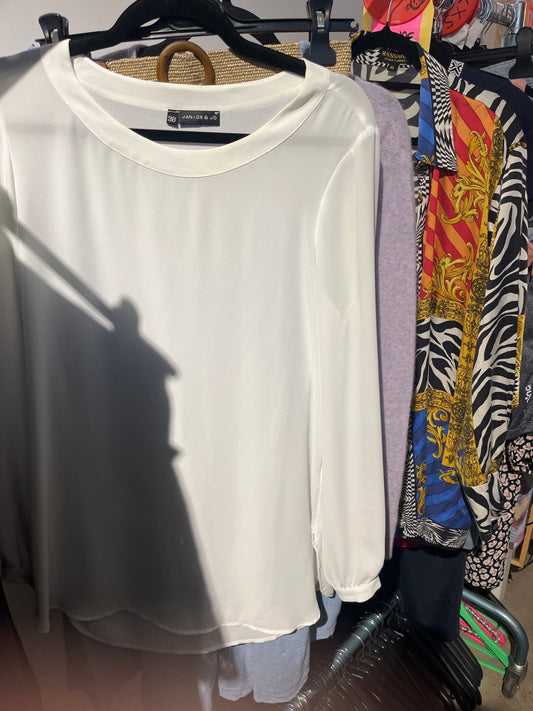 B-WARE!JANICE & JO Bluse Weiß M