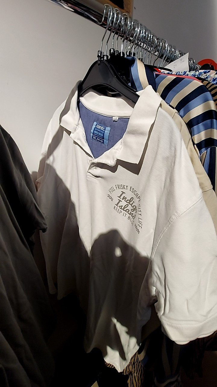 Identic Poloshirt Weiß Gr.: XXXL
