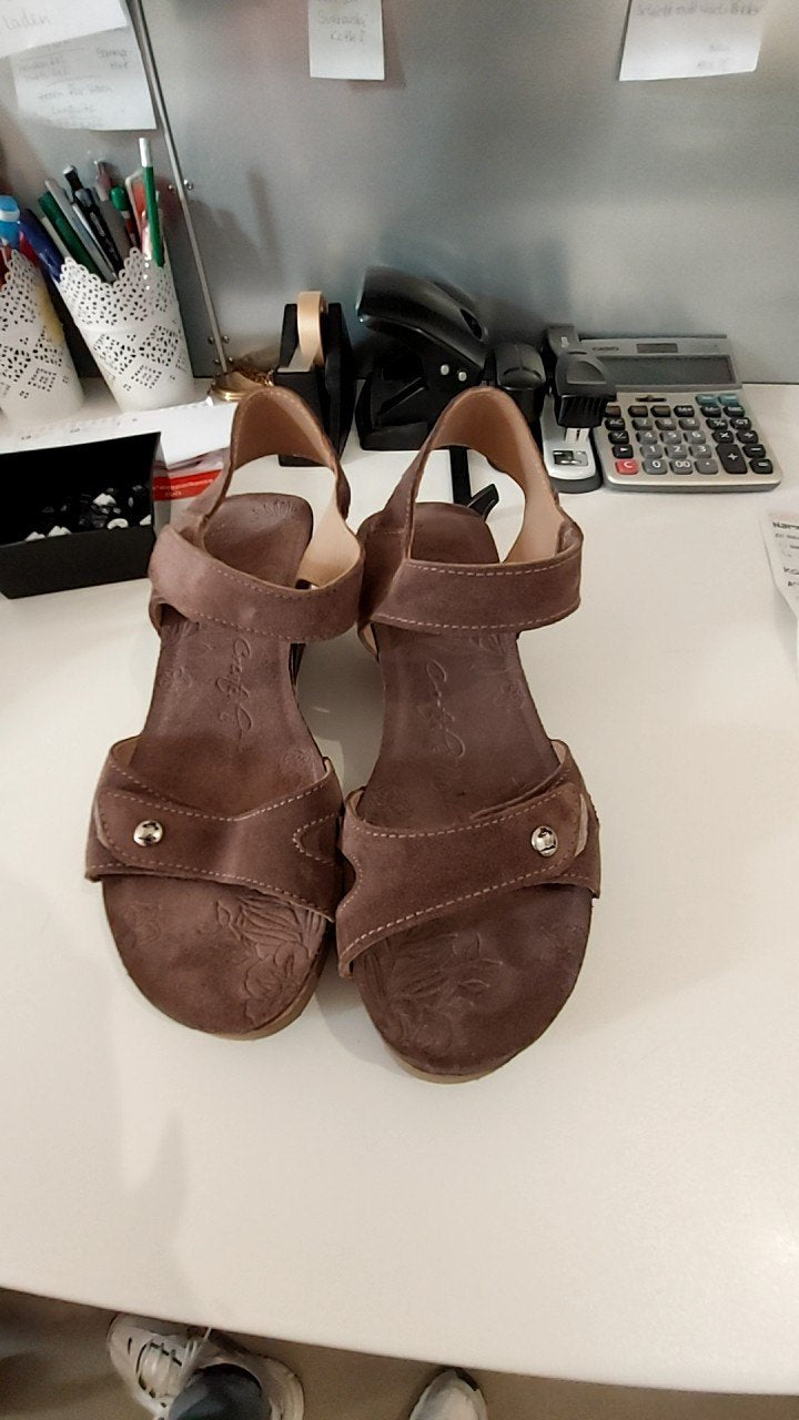 Sandalen Braun Gr.: 38