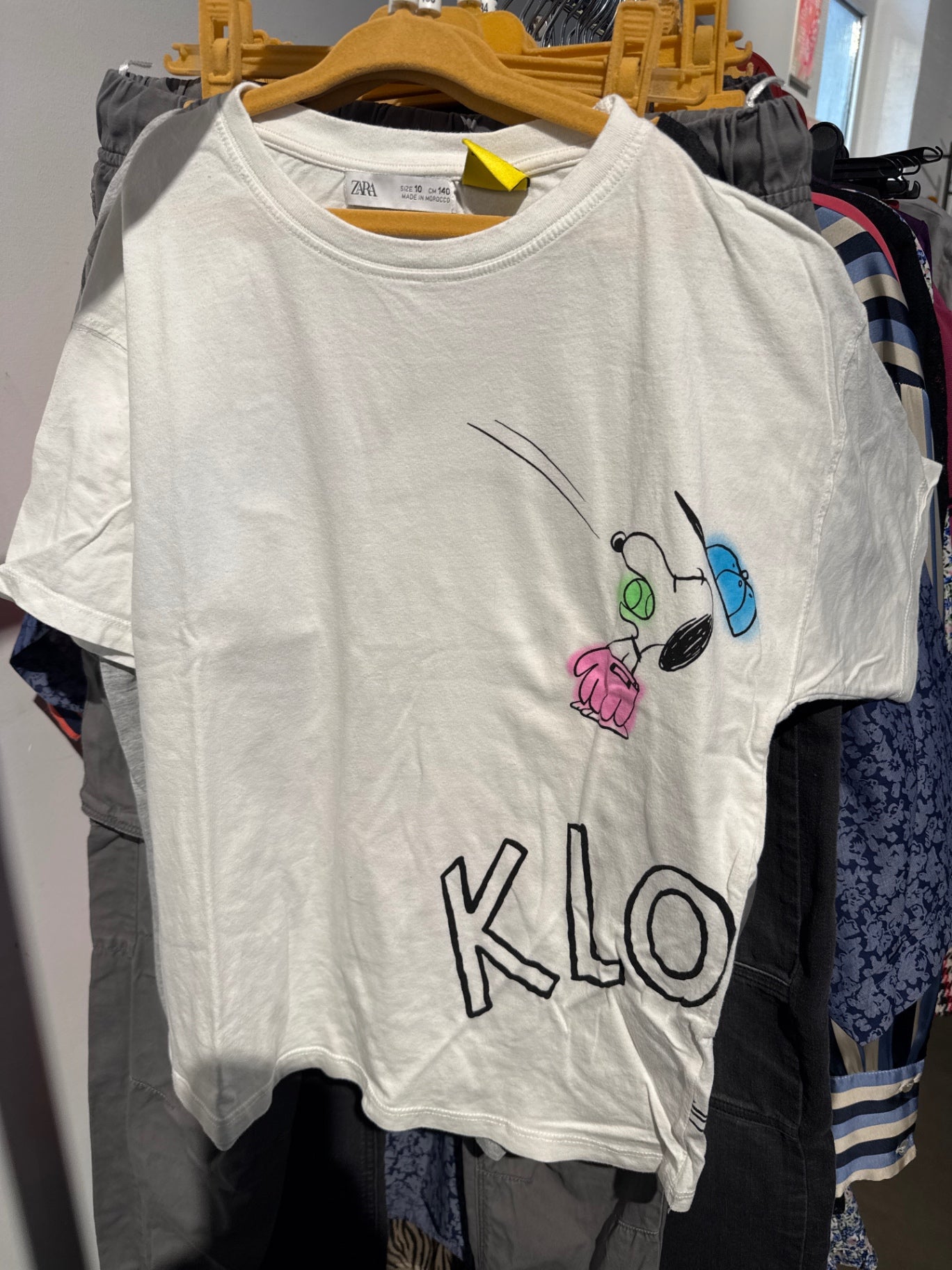 Zara T-Shirt Weiß Gr.: 140