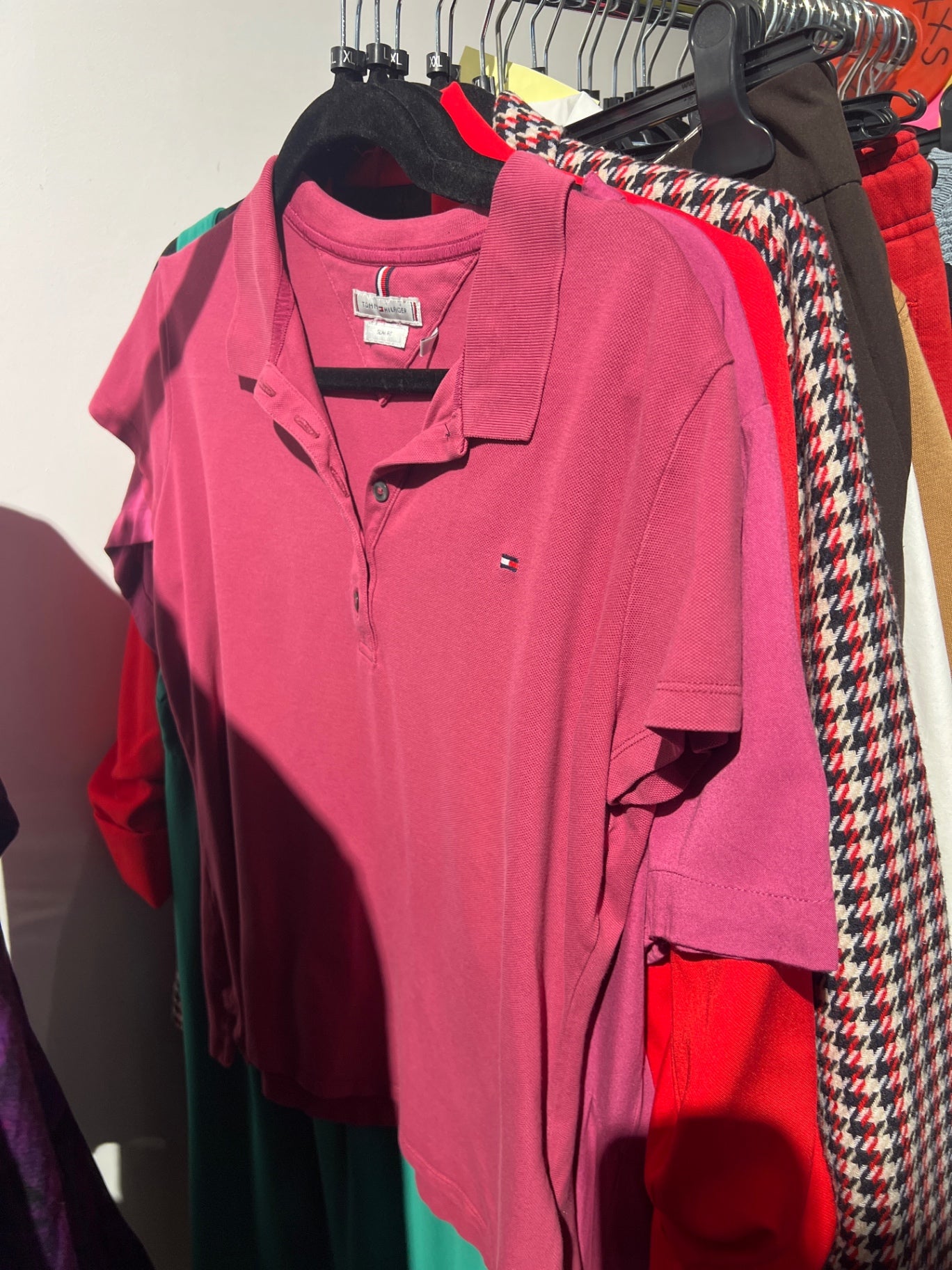 Tommy Hilfiger Poloshirt Rosa Gr.: M