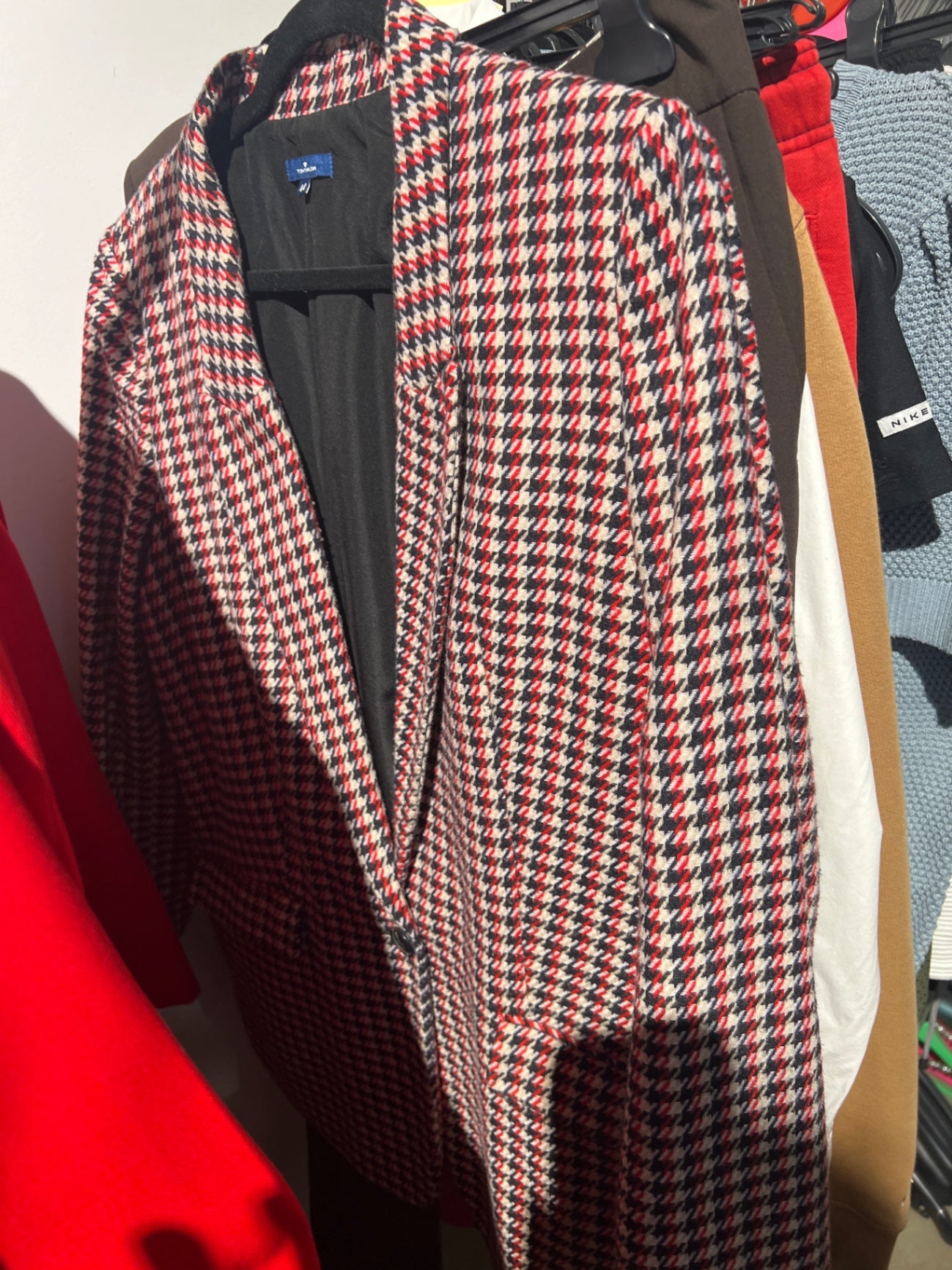 Tom Tailor Blazer Rot, Schwarz, Weiß Gr.: XXL