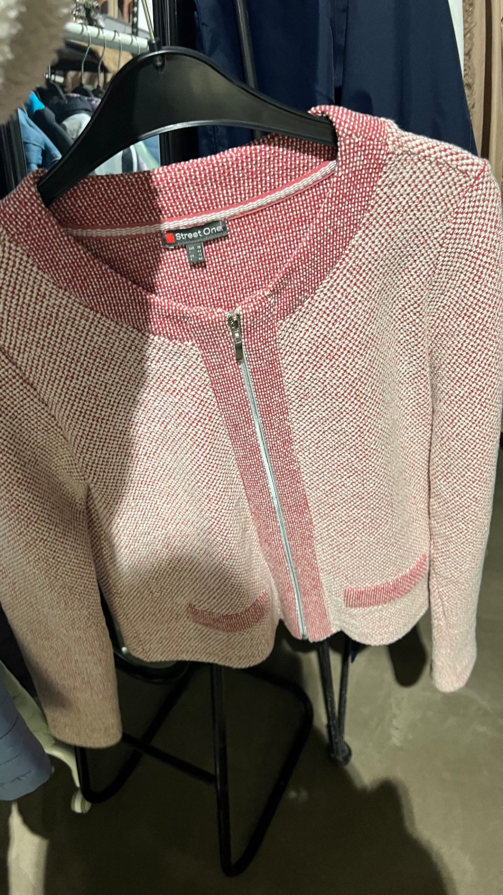 Street One Blazer Rot Creme Gr.: M