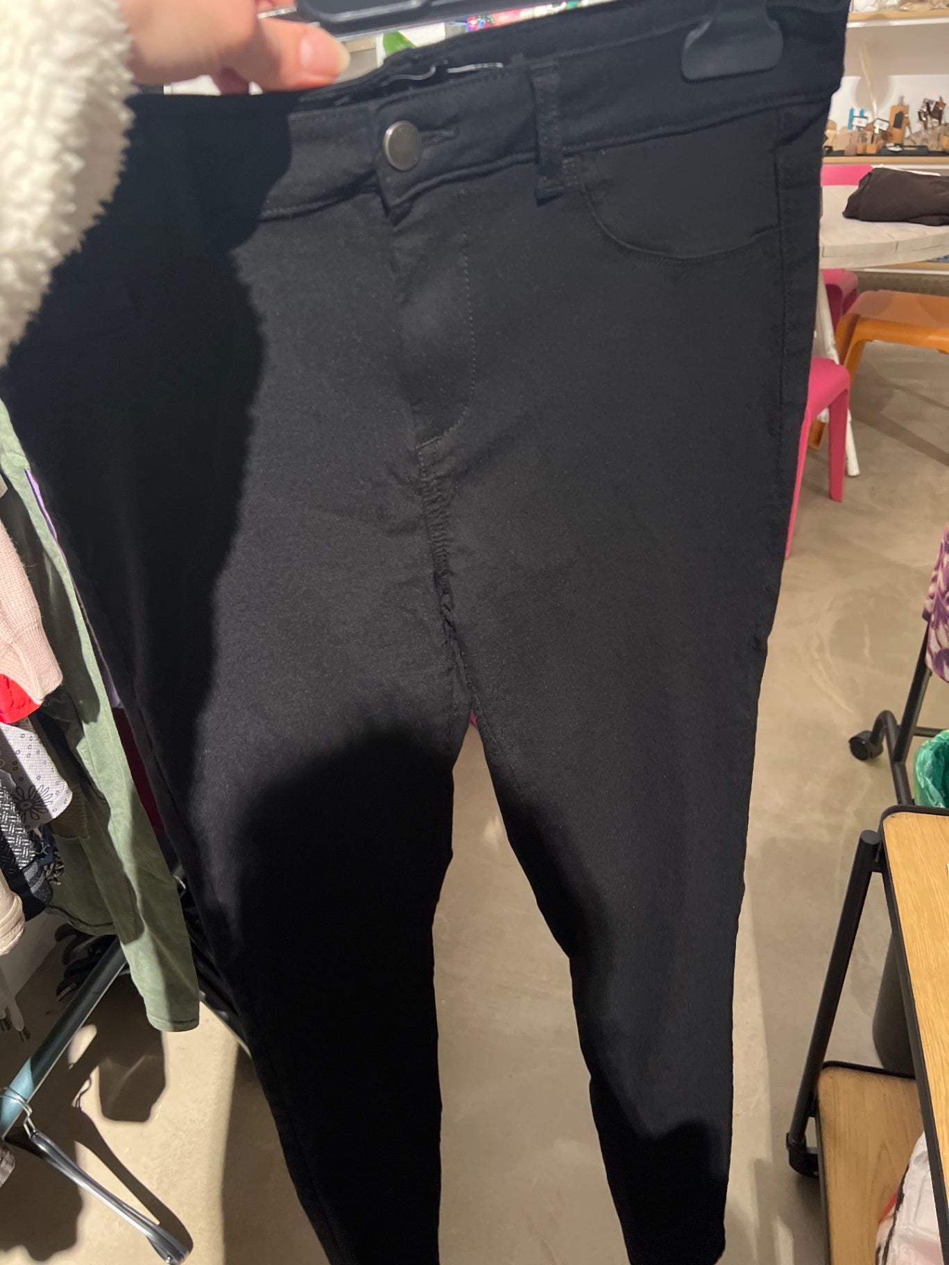 Gebrauchsspuren Pieces Jeans Schwarz Gr.: XL