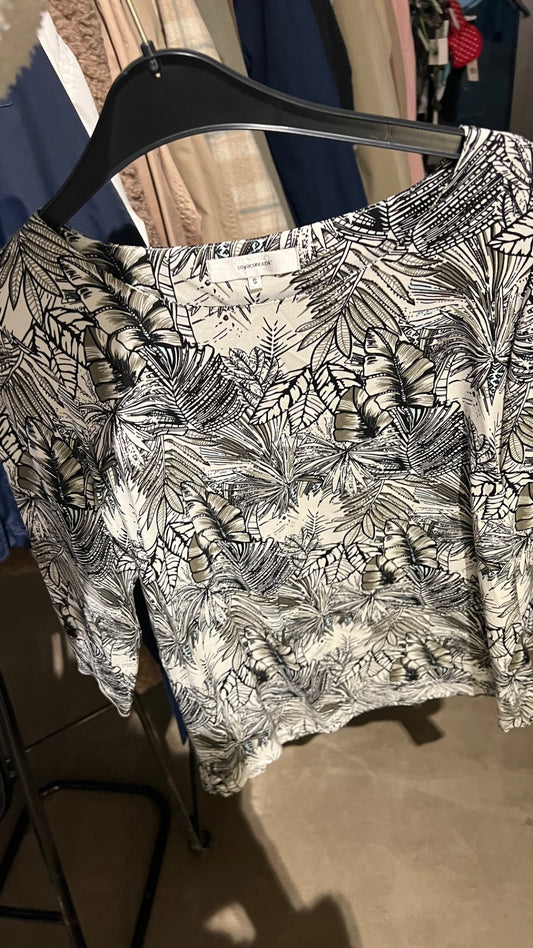 soyaconcept Bluse Beige, Schwarz Gr.: S
