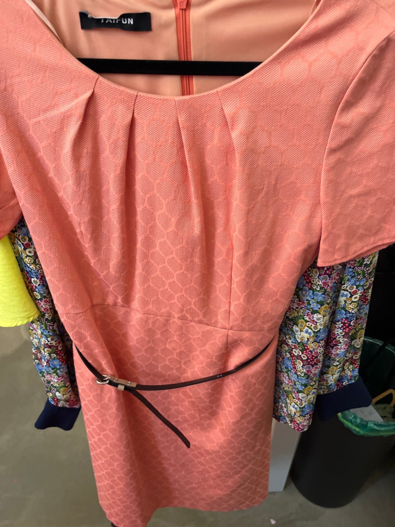 TAIFUN Kleid Pfirsich Gr.: M