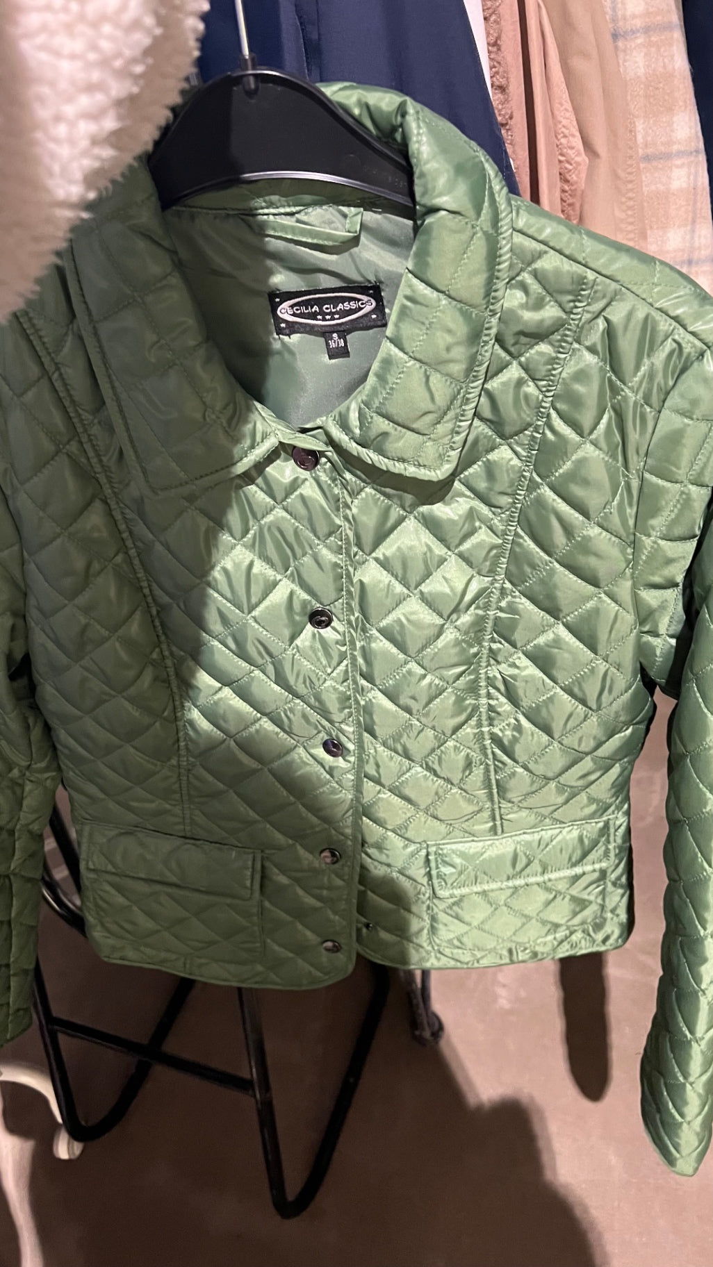 Cecilia Classic Jacke Grün Gr.: S