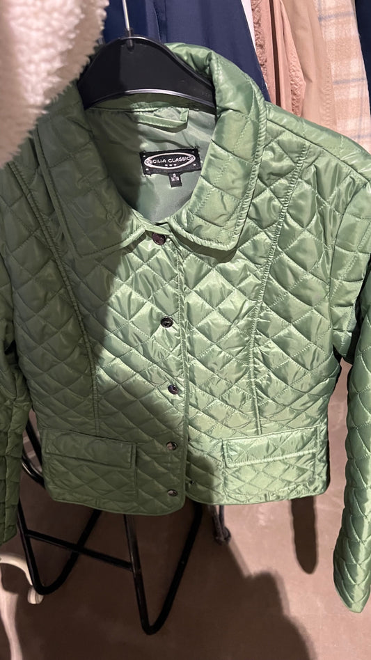 Cecilia Classic Jacke Grün Gr.: S