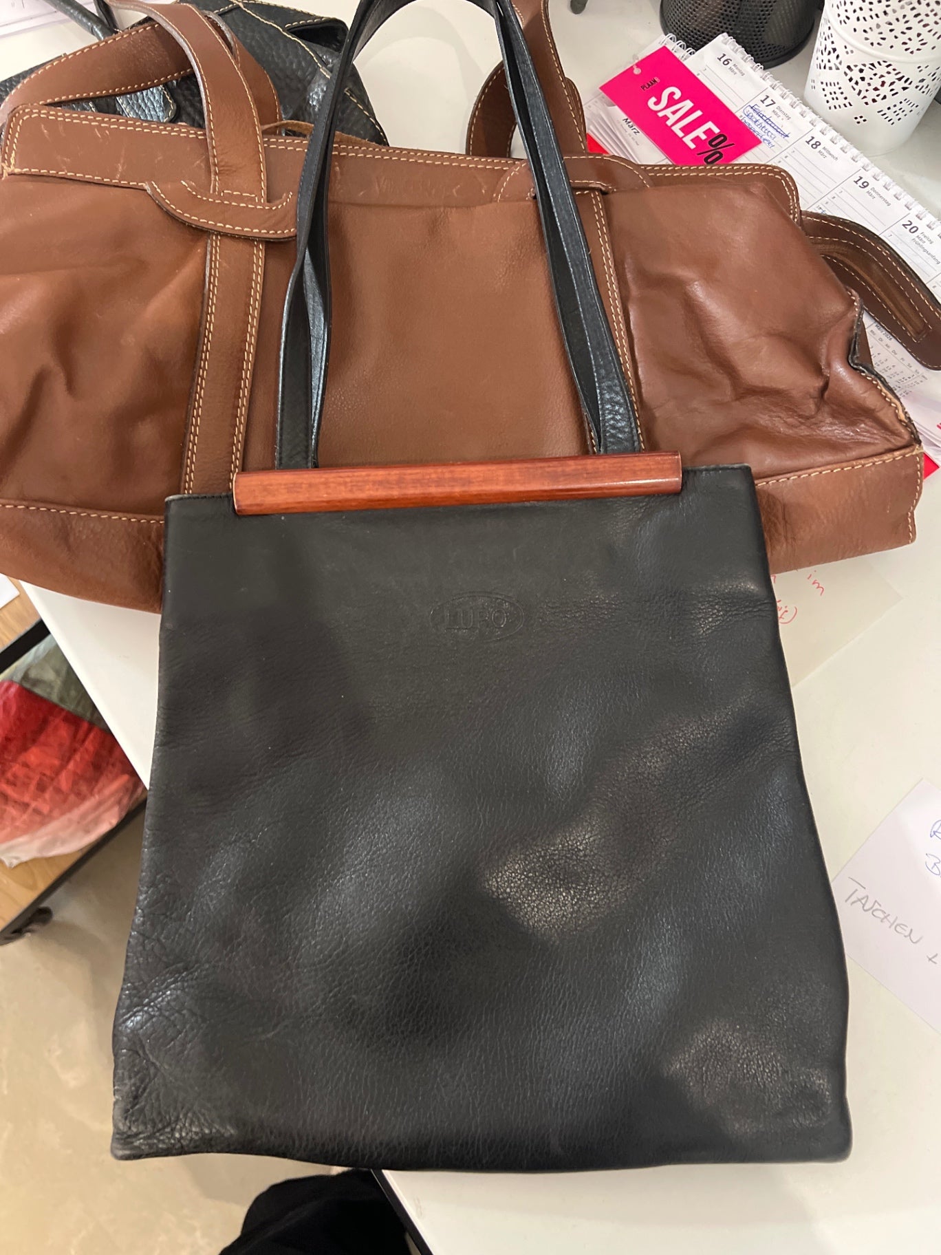 Lupo Tasche Schwarz und Braun