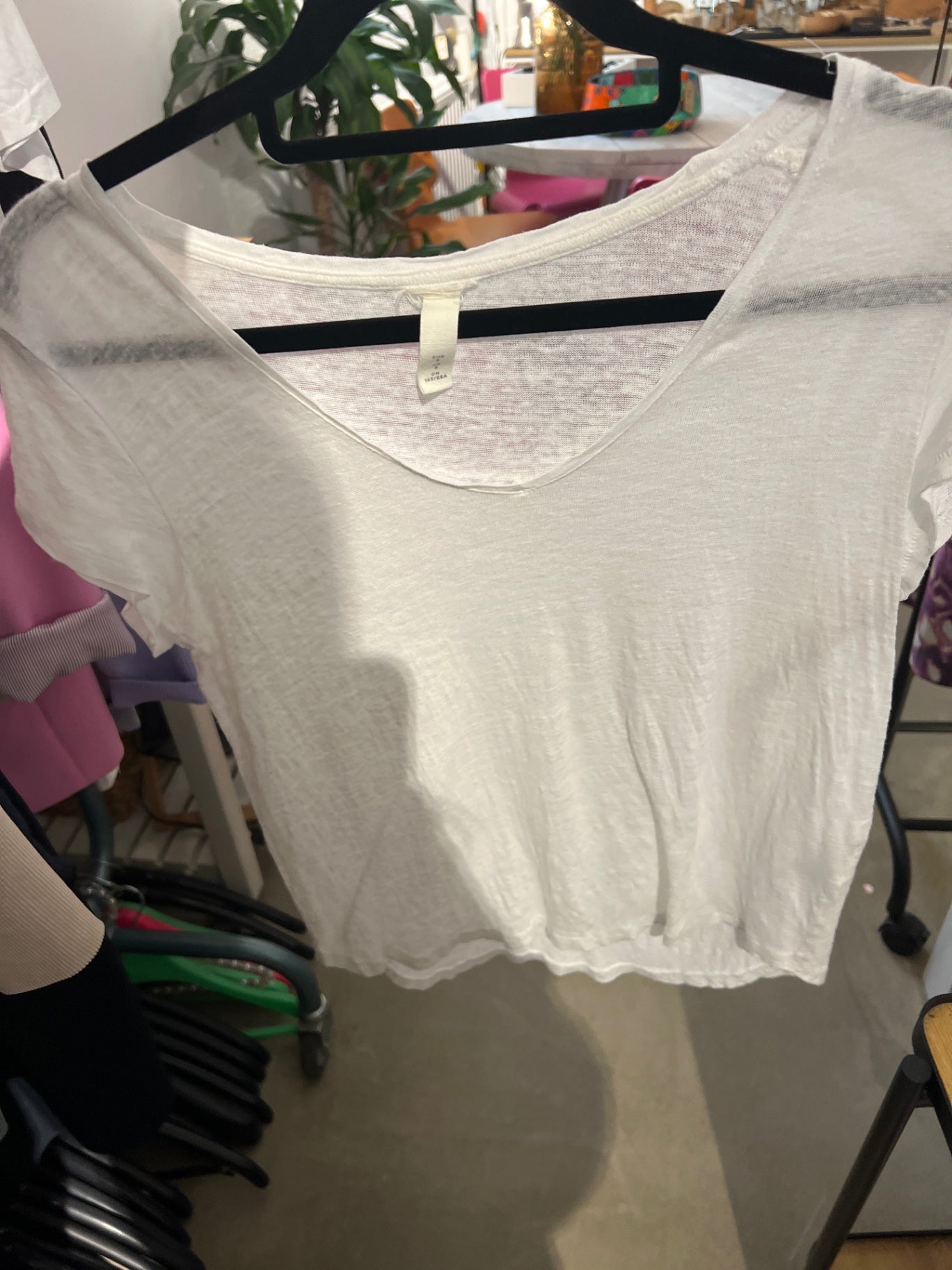 H&M T-Shirt Weiß Gr.: S