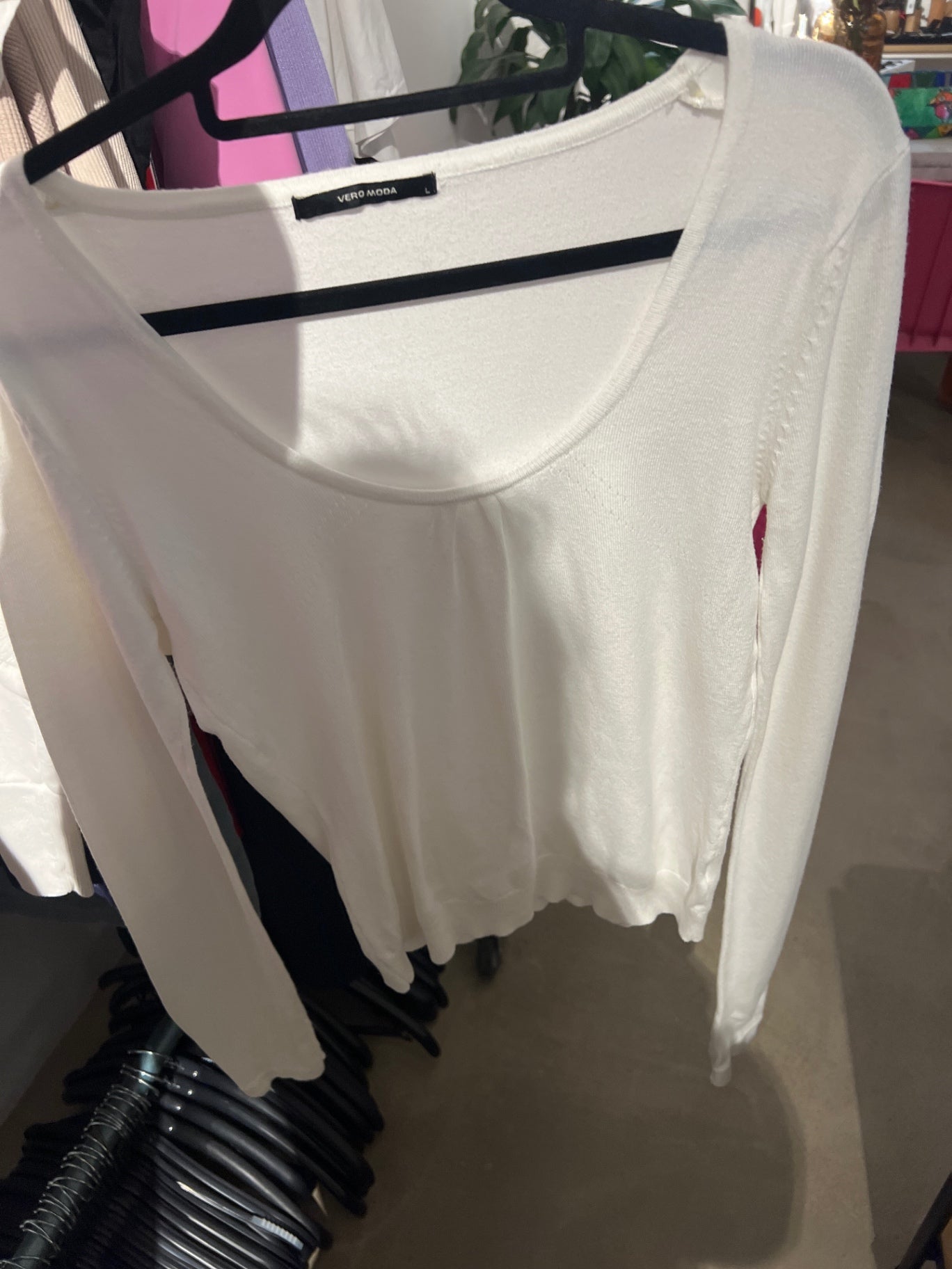 VERO MODA Pullover Weiß Gr.: L