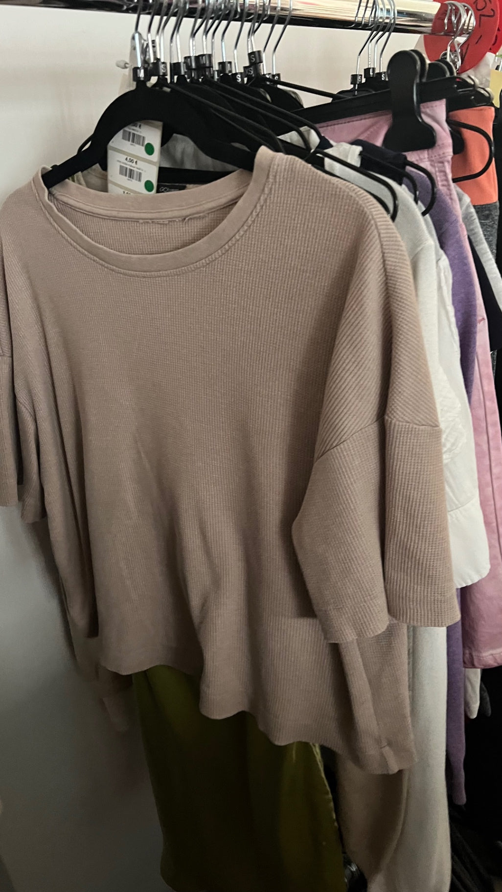 H&M SET T-Shirt Beige Gr.: M