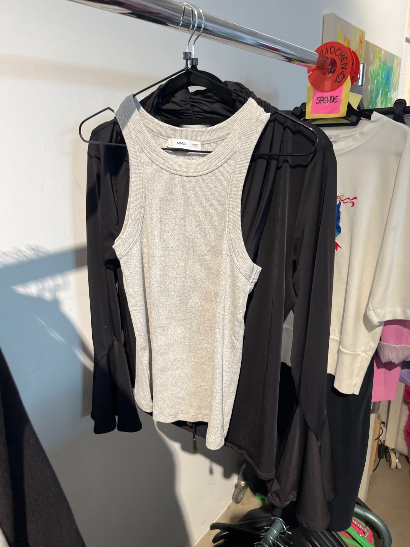 MNG Top Hellgrau Gr.: M