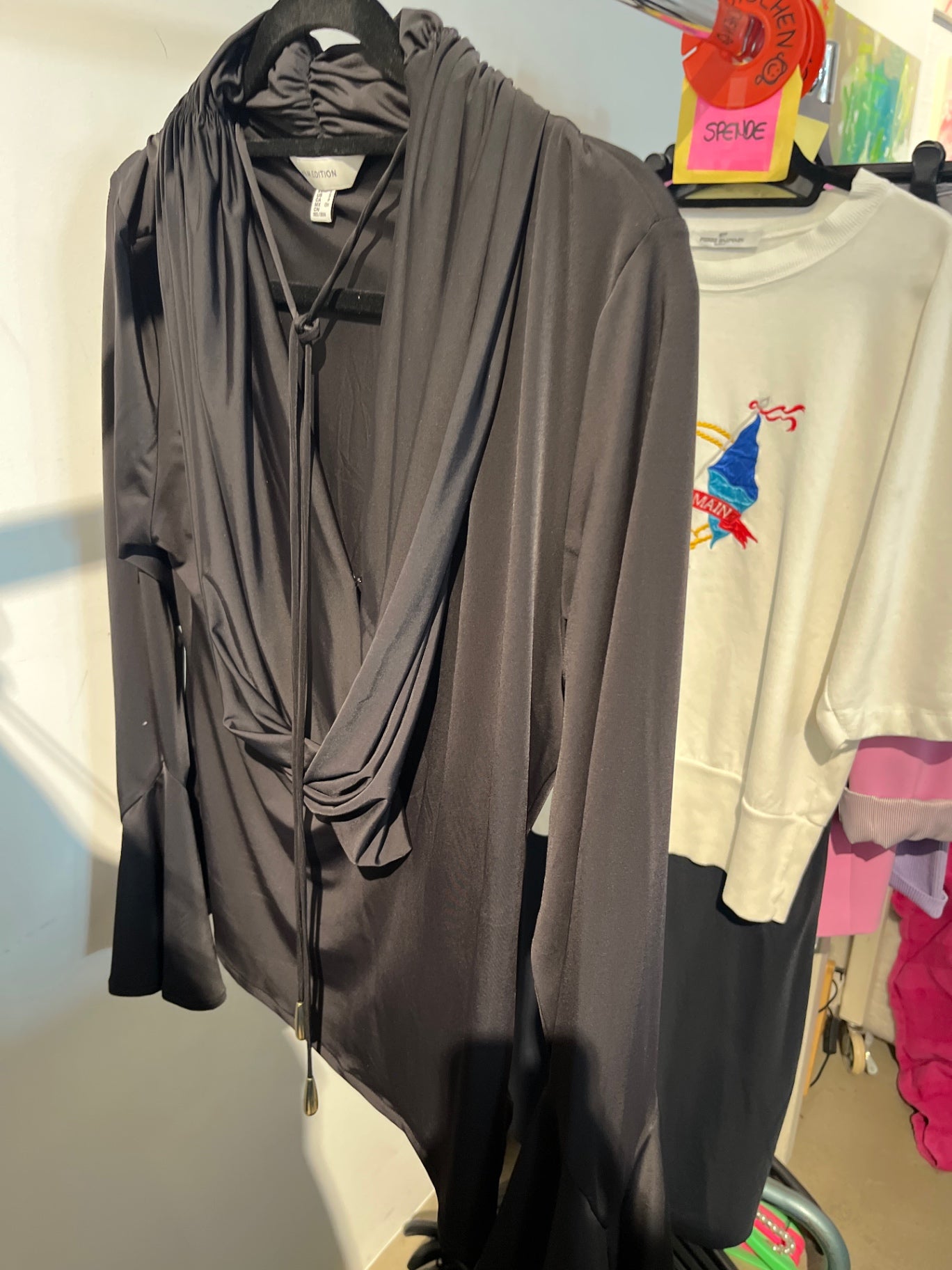H&M Edition Langarmshirt Schwarz S