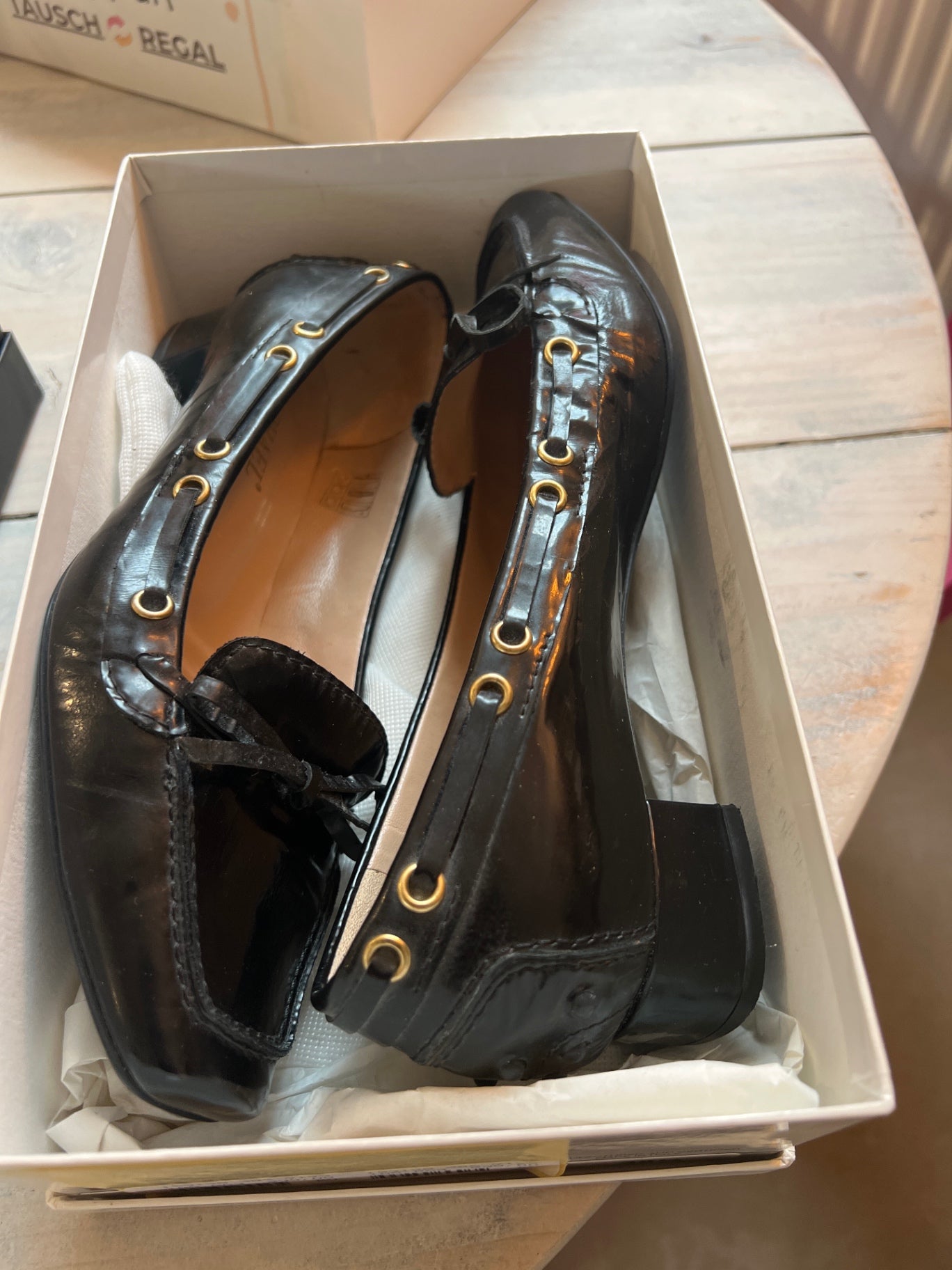 Raphael Pumps Schwarz Gr.: 39