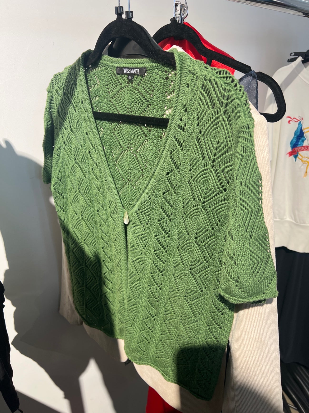 WISSMACH Strickjacke Grün Gr.: M