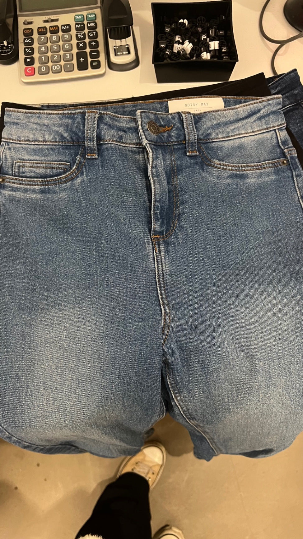 Noisy May Jeans Blau Gr.: S