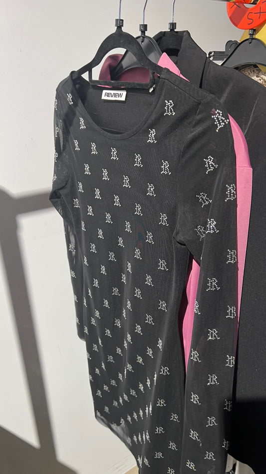 REVIEW Kleid Schwarz Gr.: S