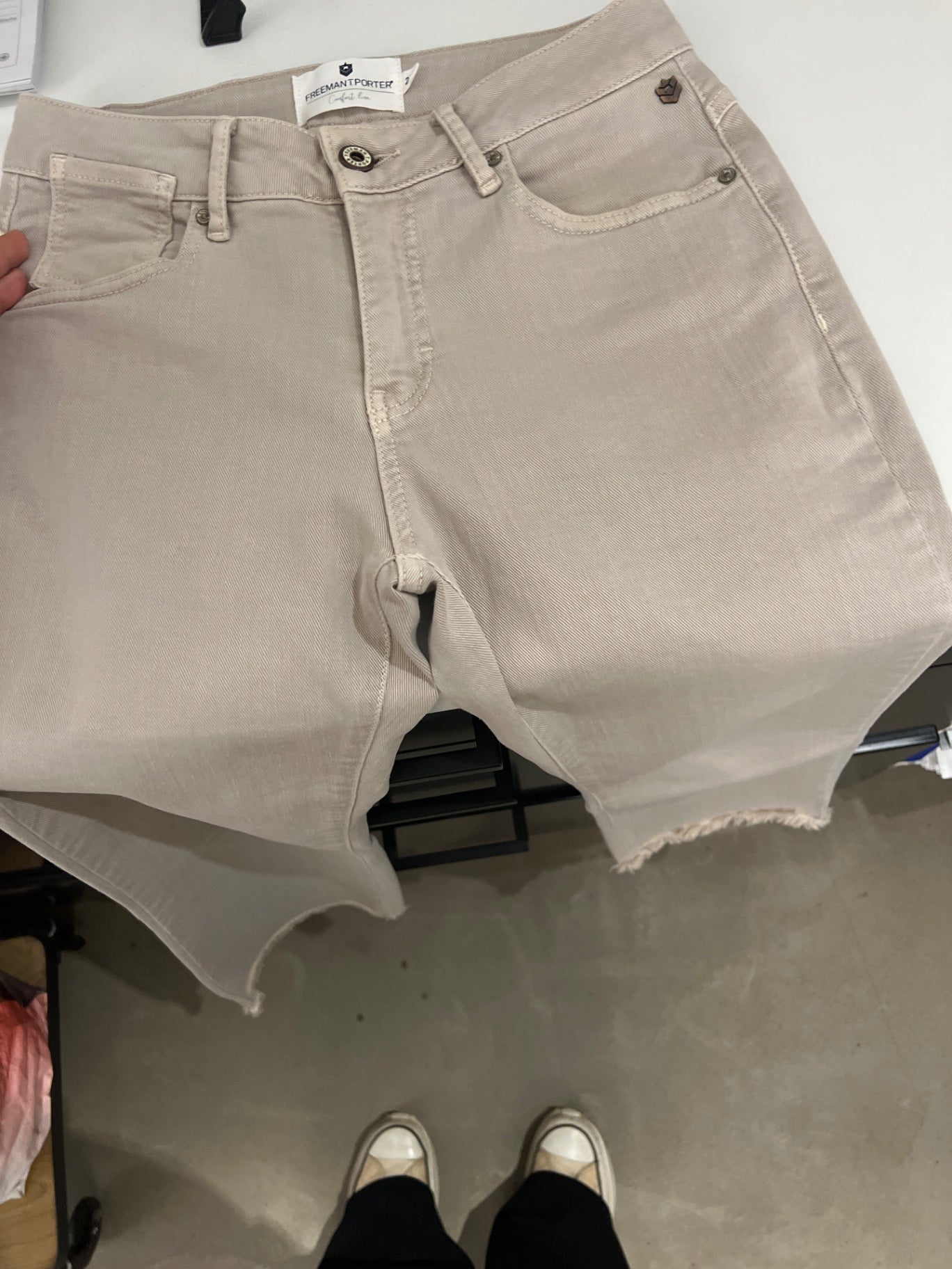 Freeman T. Porter Jeans Beige Gr.: 27