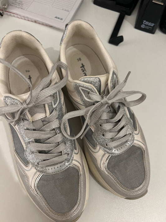 tamaris Schuhe Silber Gr.: 38