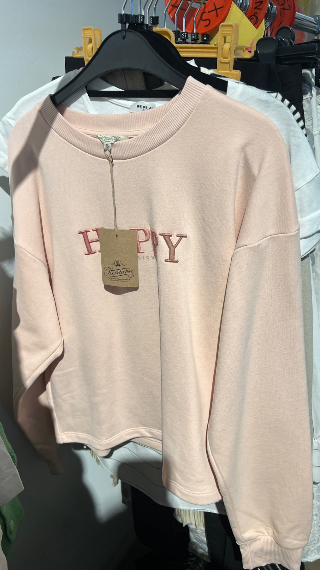 Herrlicher Pullover Hellrosa Gr.: S