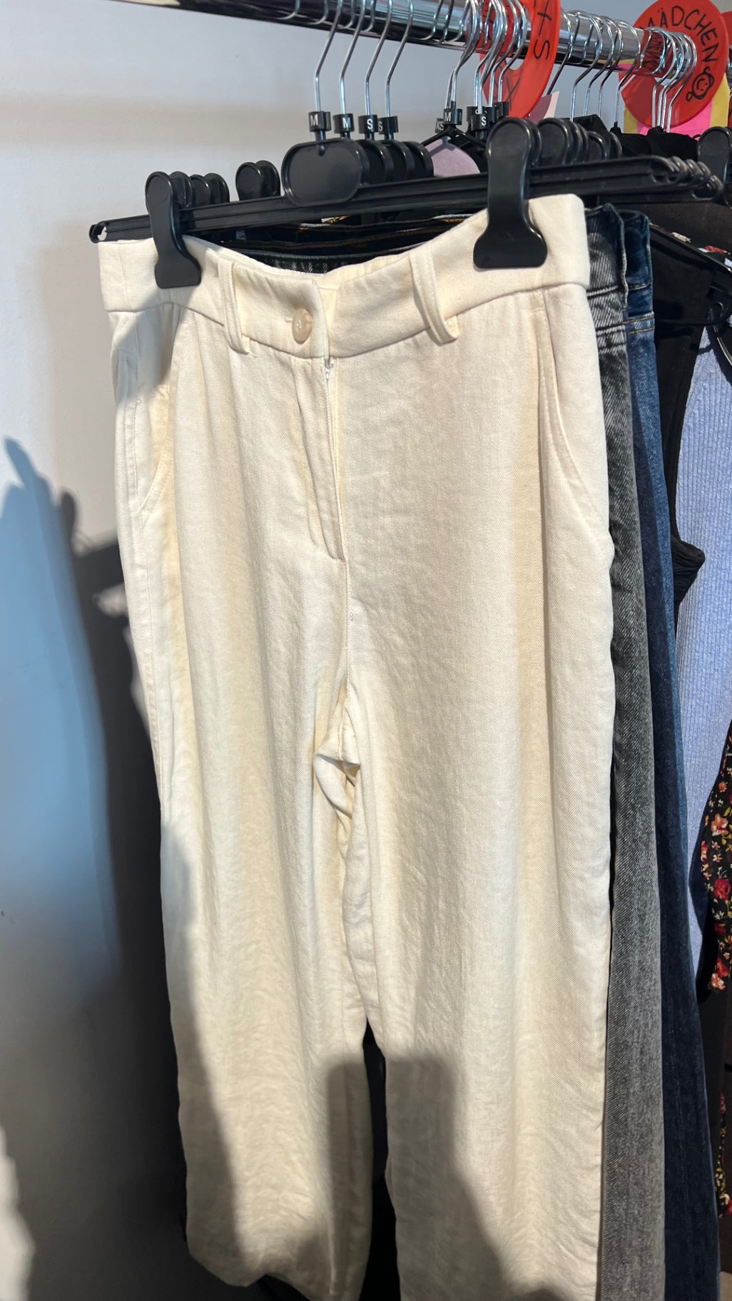 H&M Hose Creme Gr.: M