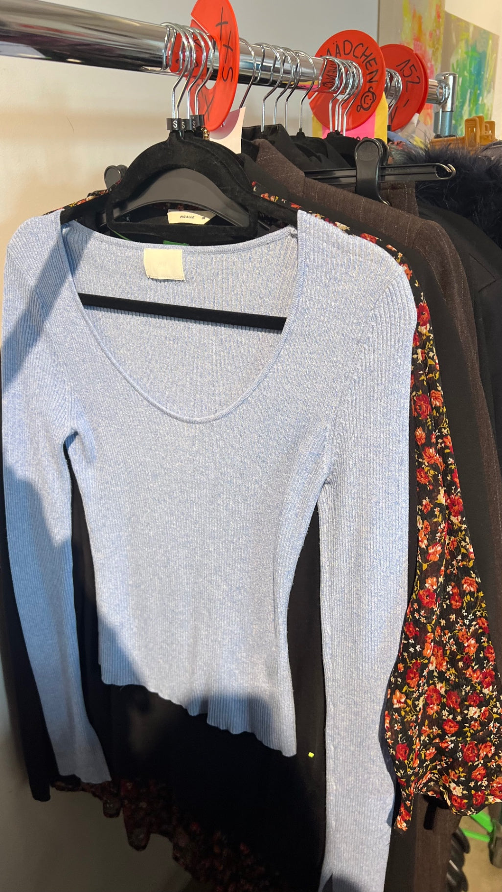 H&M Pullover Hellblau Gr.: S
